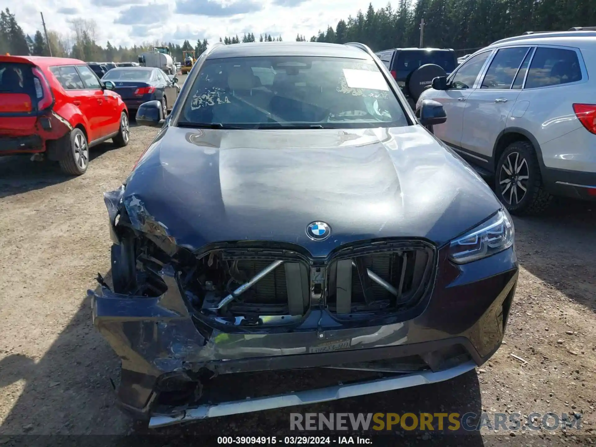 13 Photograph of a damaged car 5UX53DP04P9T28519 BMW X3 2023