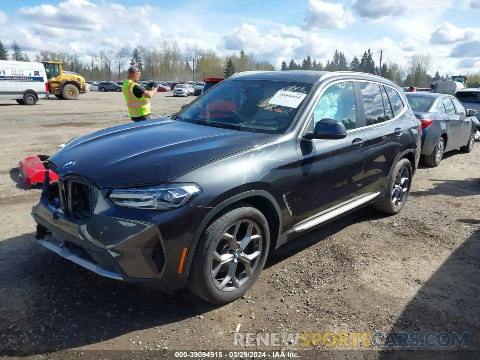 2 Photograph of a damaged car 5UX53DP04P9T28519 BMW X3 2023