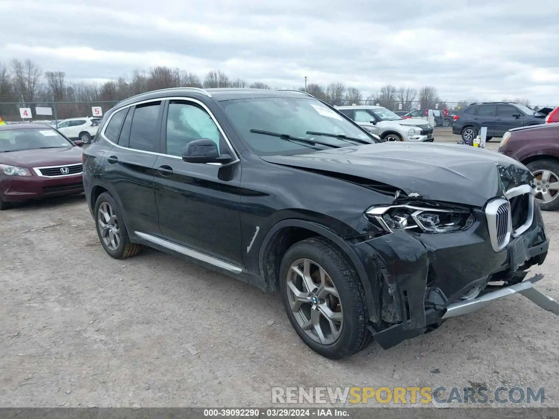 1 Фотография поврежденного автомобиля 5UX53DP05P9R05221 BMW X3 2023