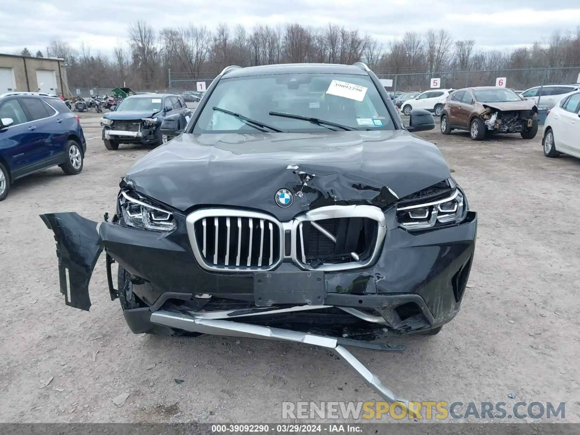 11 Photograph of a damaged car 5UX53DP05P9R05221 BMW X3 2023