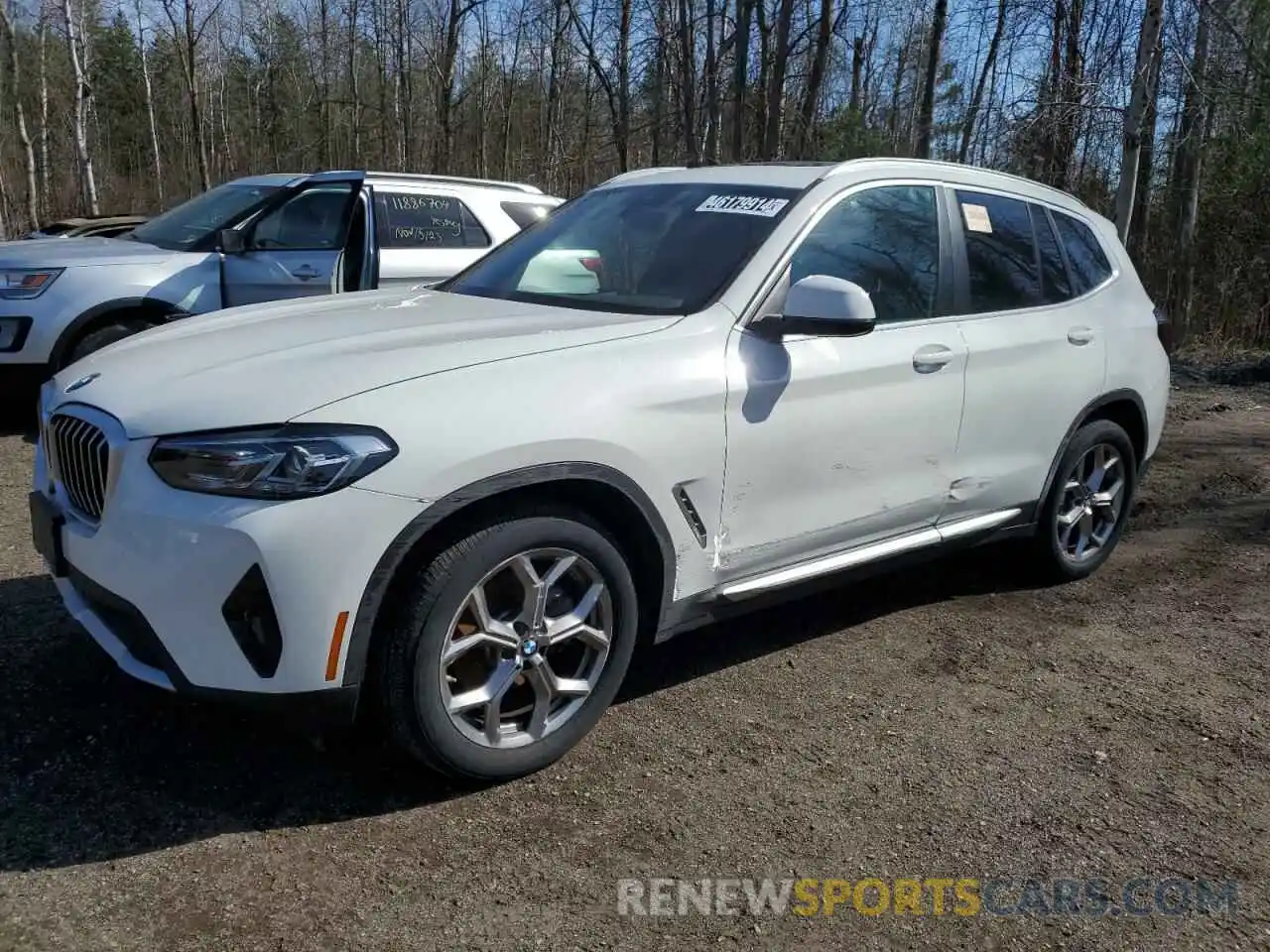 1 Photograph of a damaged car 5UX53DP07P9R86223 BMW X3 2023