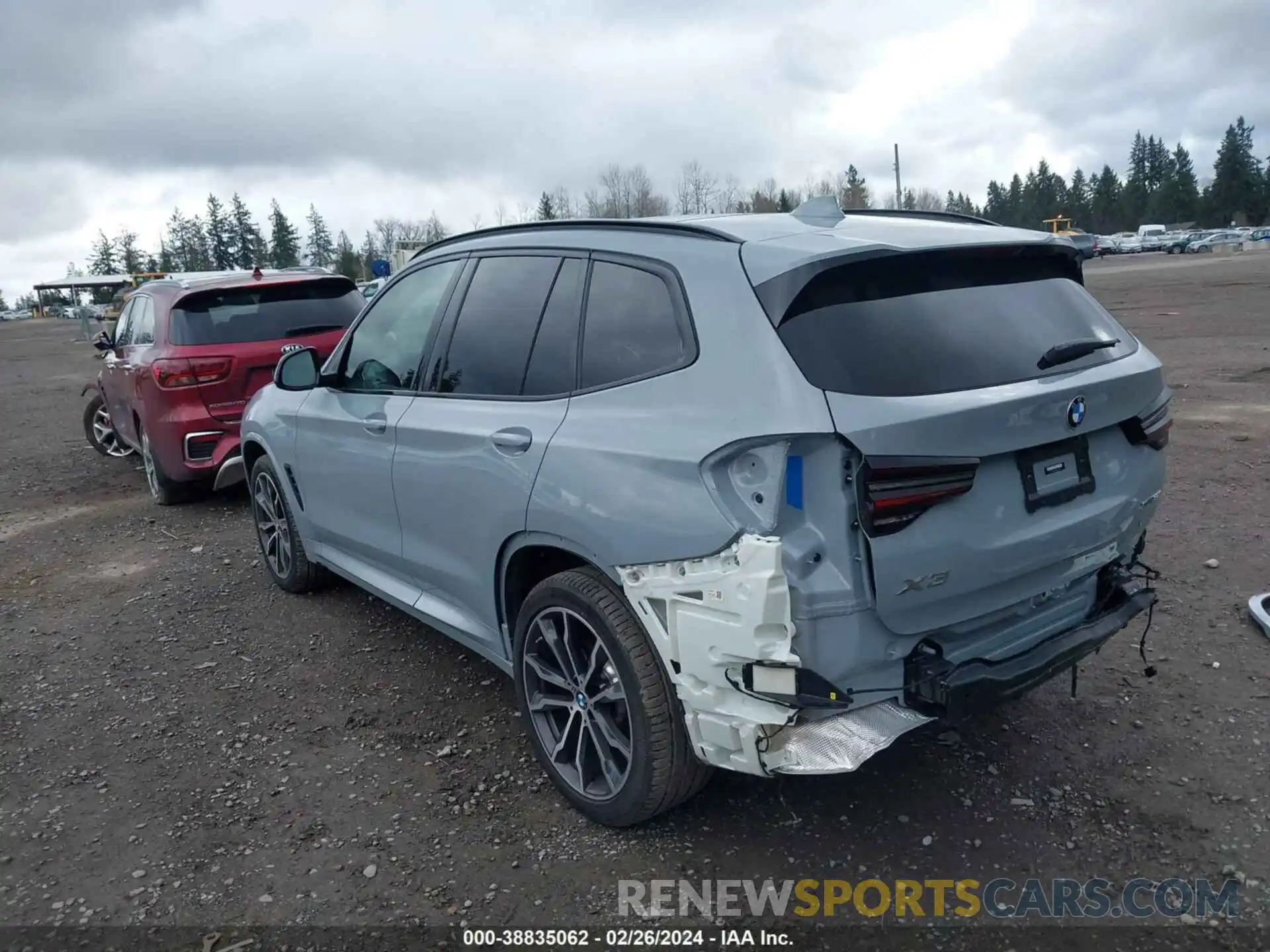 3 Фотография поврежденного автомобиля 5UX53DP0XP9N56766 BMW X3 2023