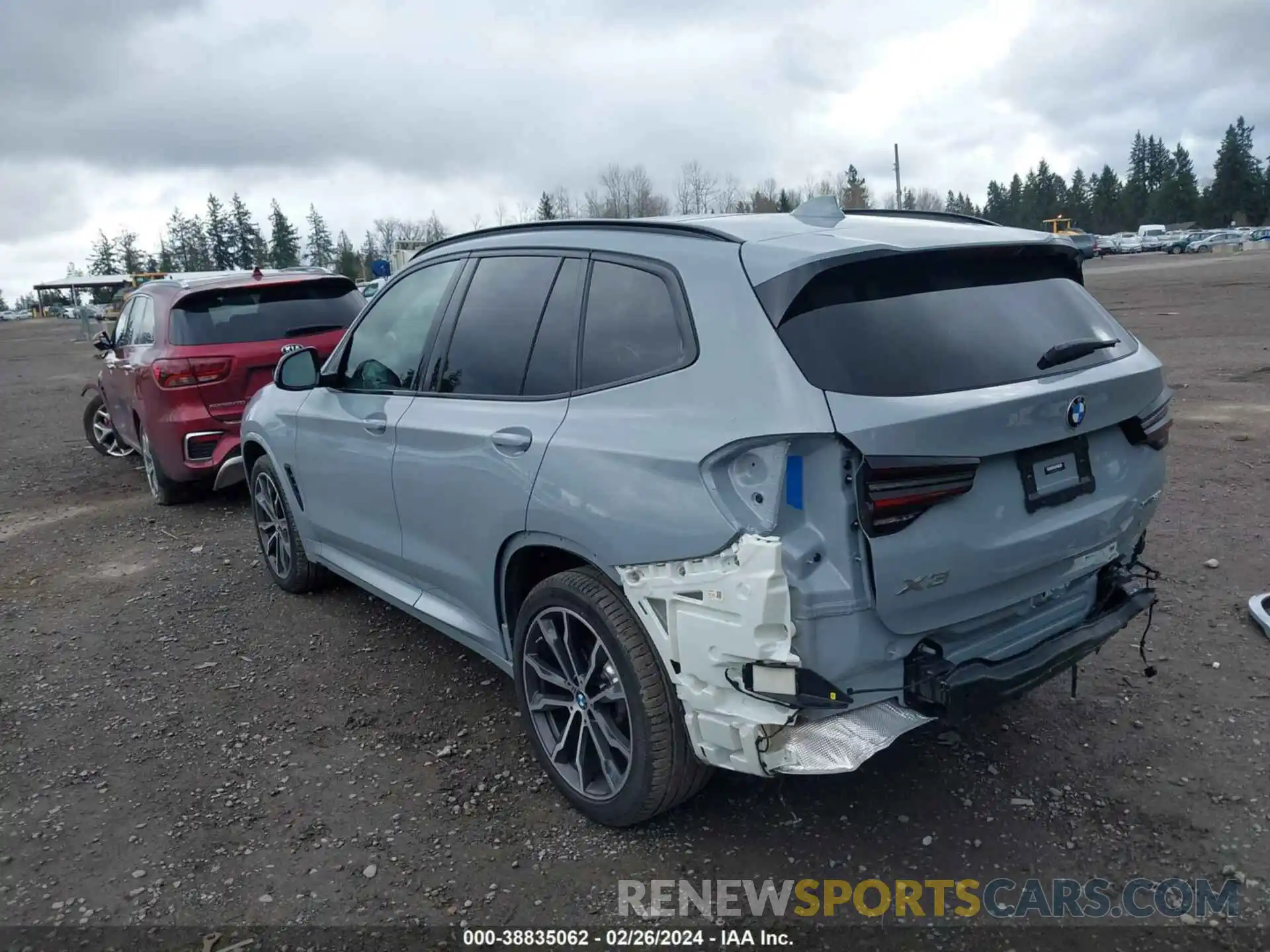 3 Photograph of a damaged car 5UX53DP0XP9N56766 BMW X3 2023