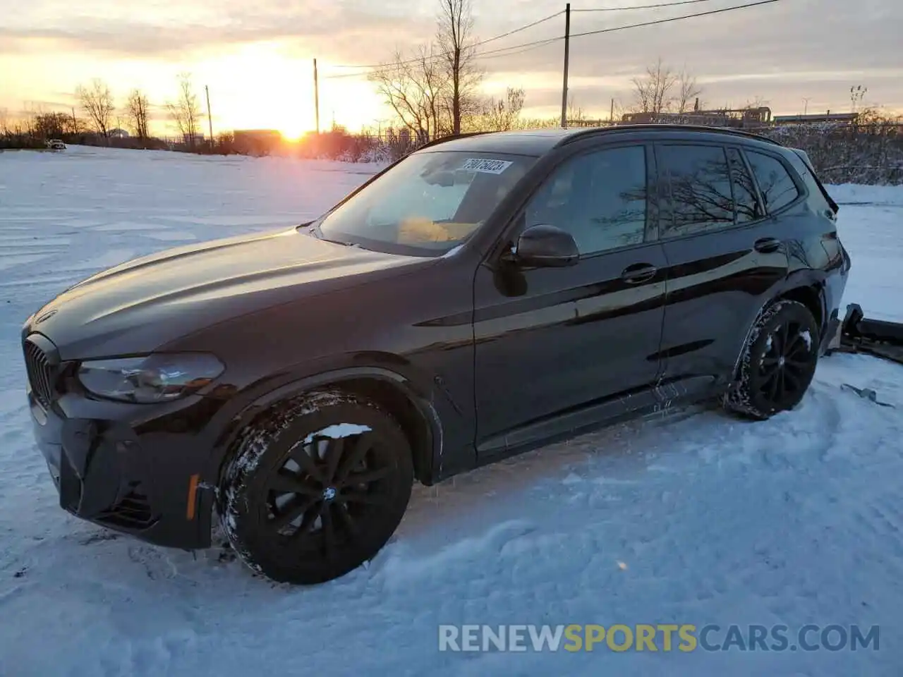 1 Photograph of a damaged car 5UX53DP0XP9P87618 BMW X3 2023