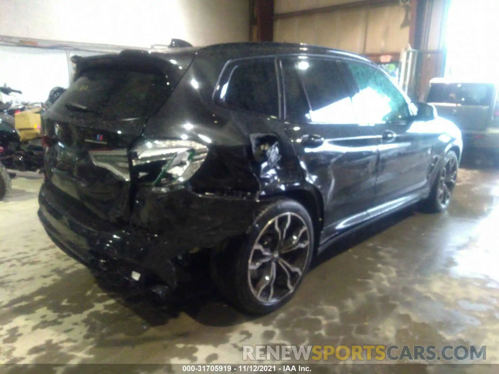 4 Фотография поврежденного автомобиля 5YMTS0C00LLT10727 BMW X3 M 2020