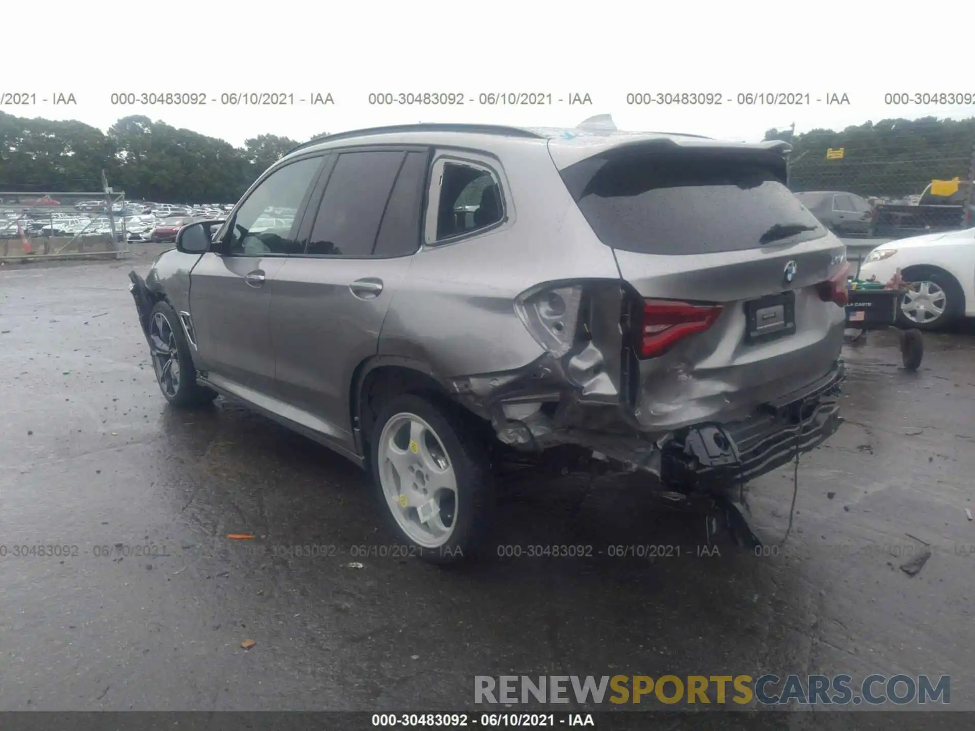 3 Photograph of a damaged car 5YMTS0C01L9B23691 BMW X3 M 2020