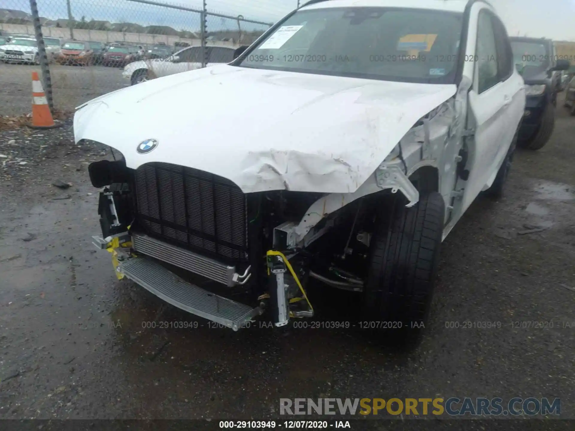 6 Photograph of a damaged car 5YMTS0C01L9B69795 BMW X3 M 2020