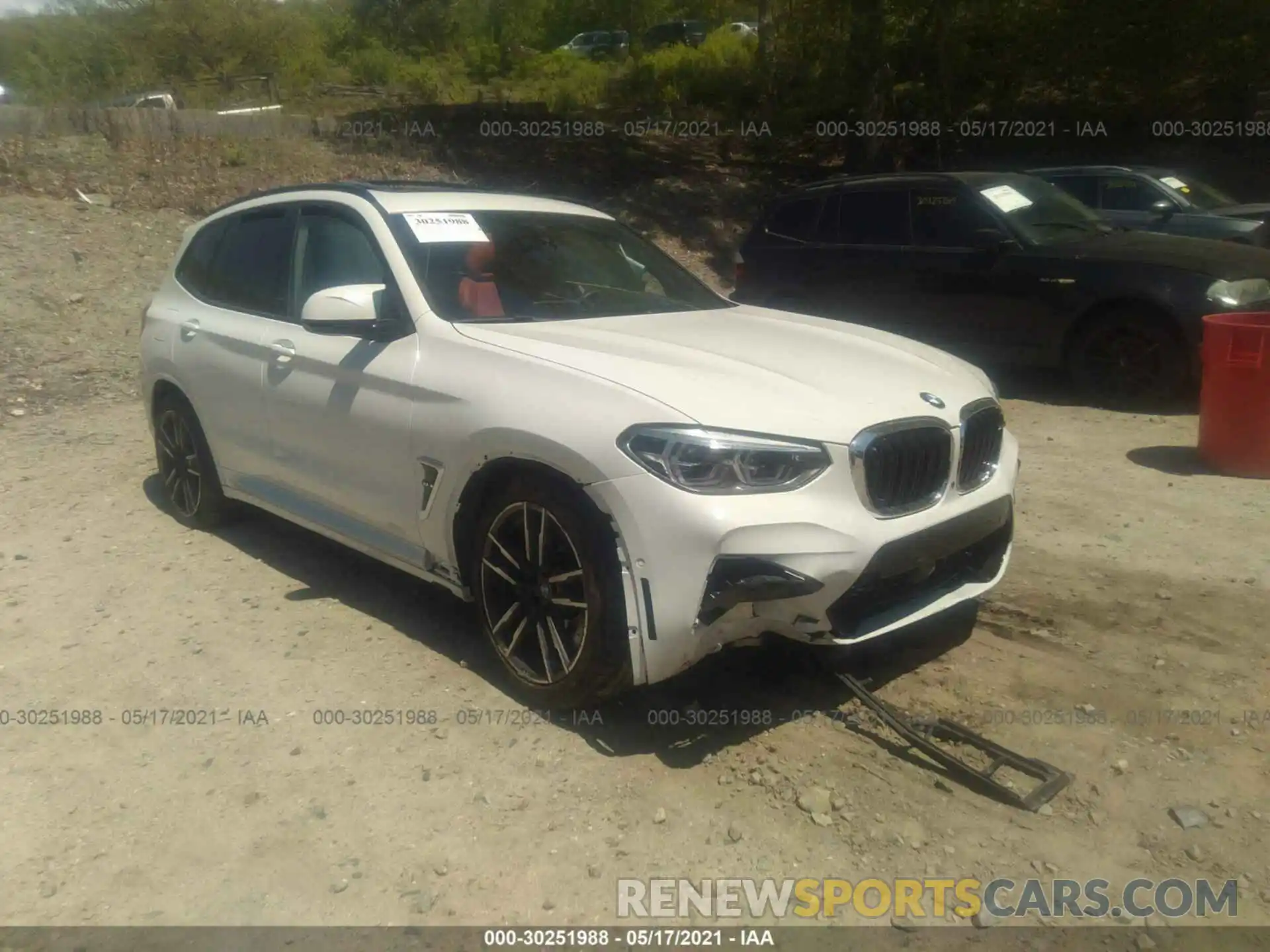 1 Photograph of a damaged car 5YMTS0C01LLT10493 BMW X3 M 2020