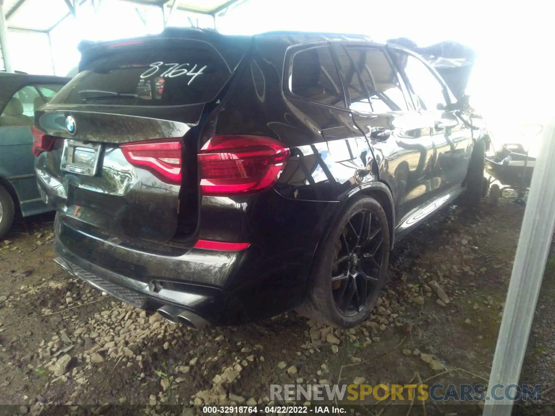 4 Фотография поврежденного автомобиля 5YMTS0C02L9B39429 BMW X3 M 2020