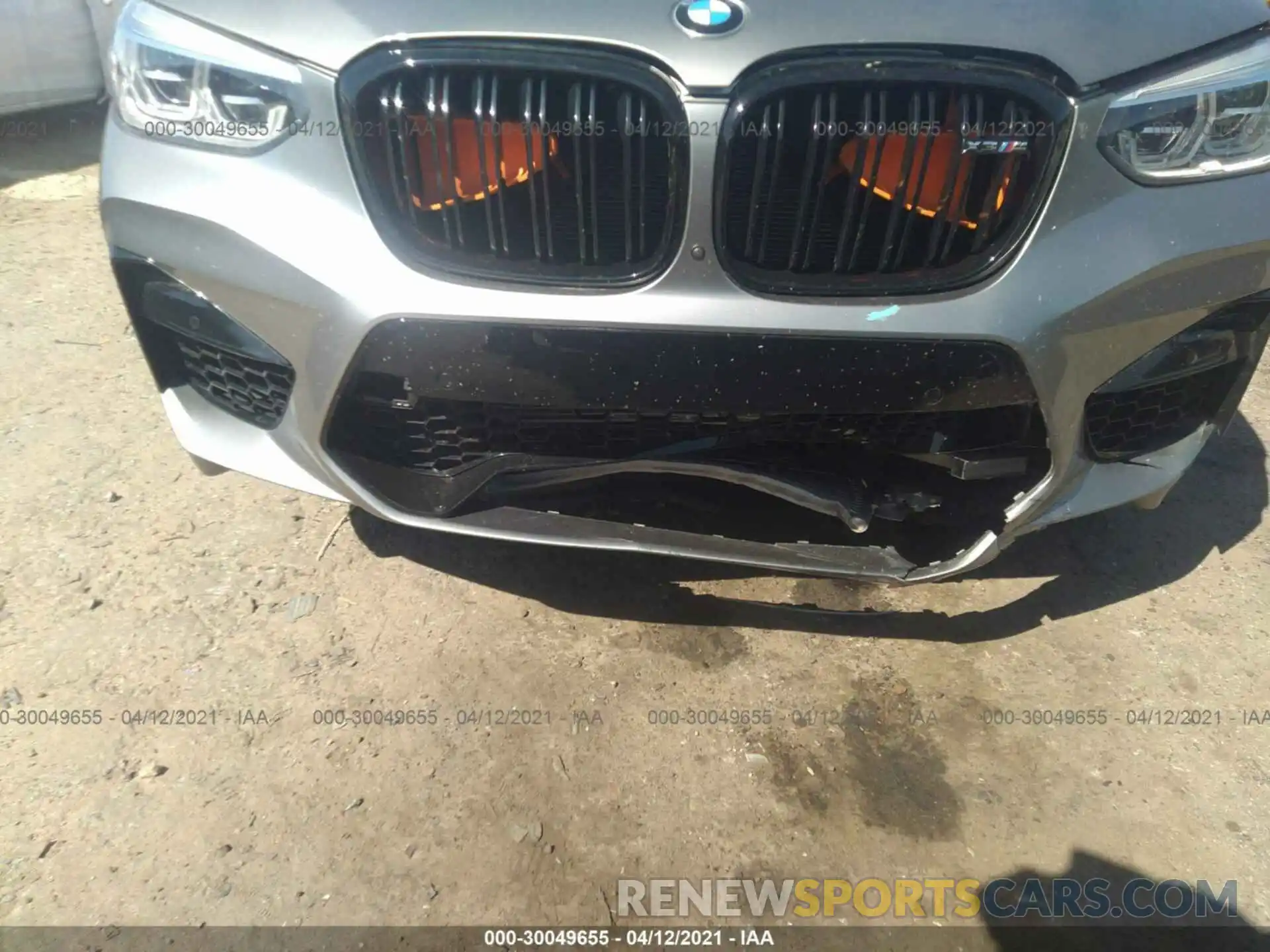 6 Photograph of a damaged car 5YMTS0C02L9B74469 BMW X3 M 2020