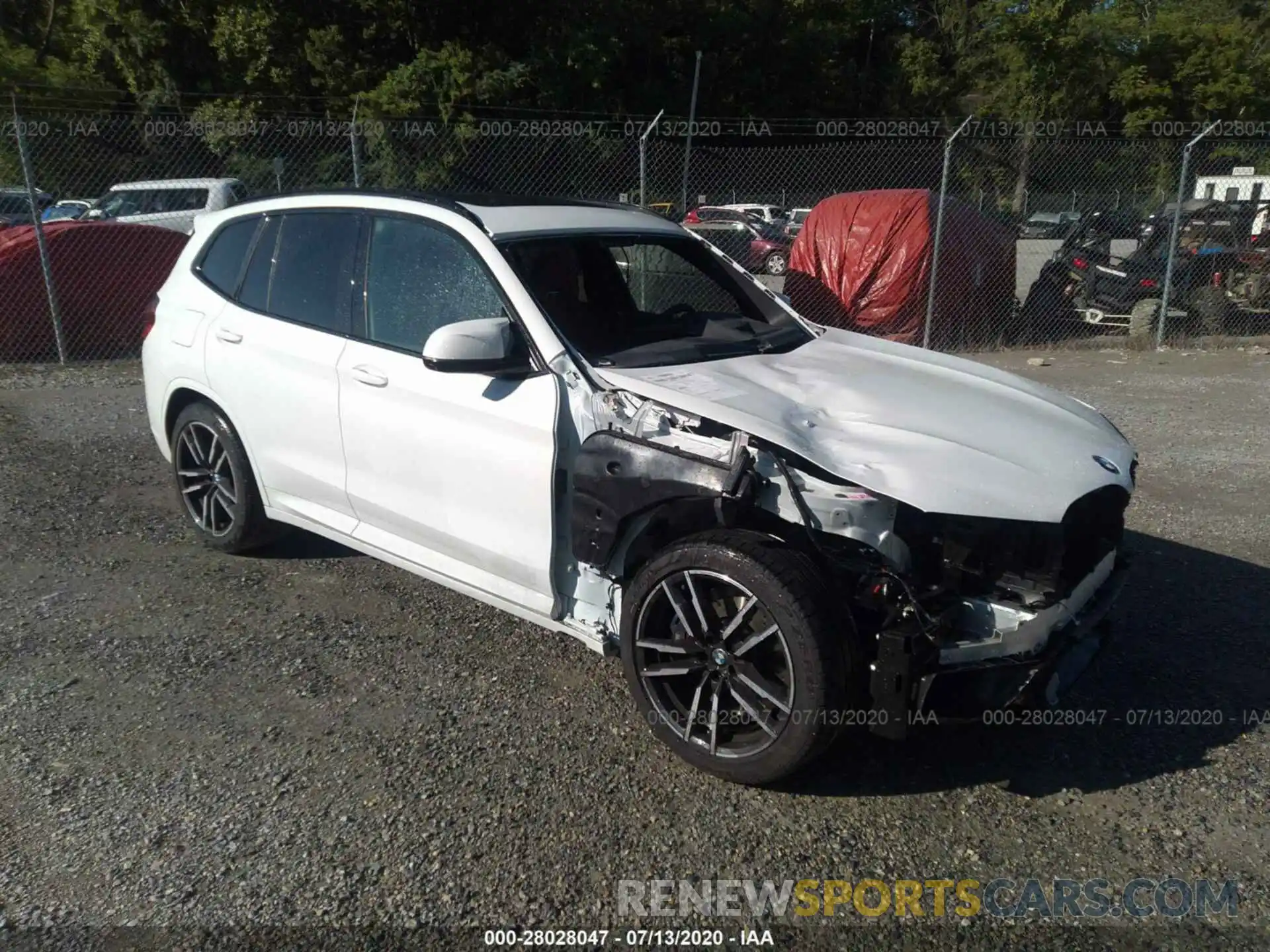 1 Photograph of a damaged car 5YMTS0C02L9B76965 BMW X3 M 2020