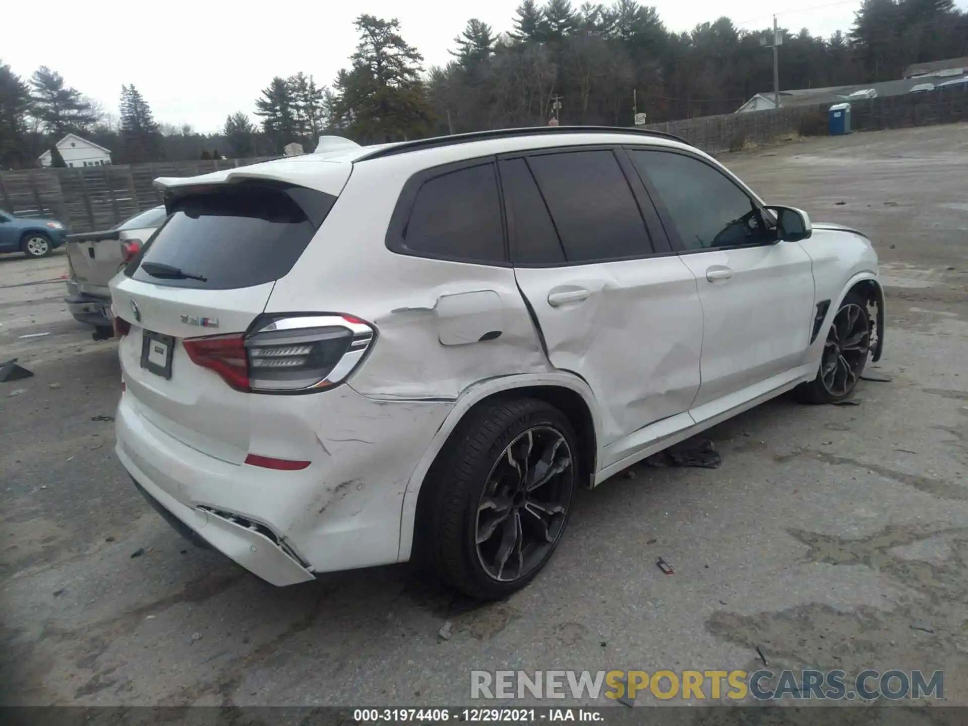 4 Фотография поврежденного автомобиля 5YMTS0C02L9B87870 BMW X3 M 2020