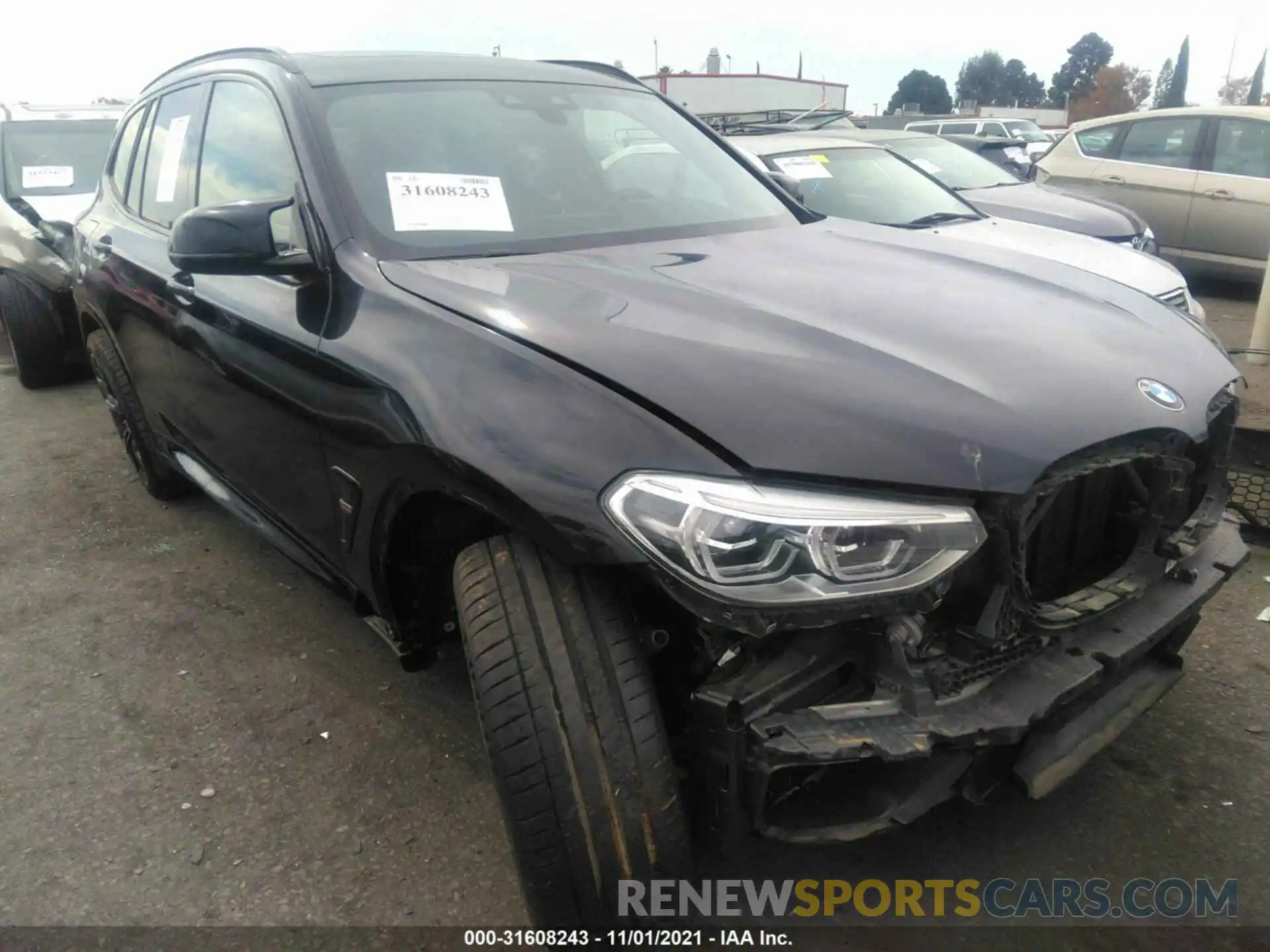 1 Photograph of a damaged car 5YMTS0C02LLT10552 BMW X3 M 2020