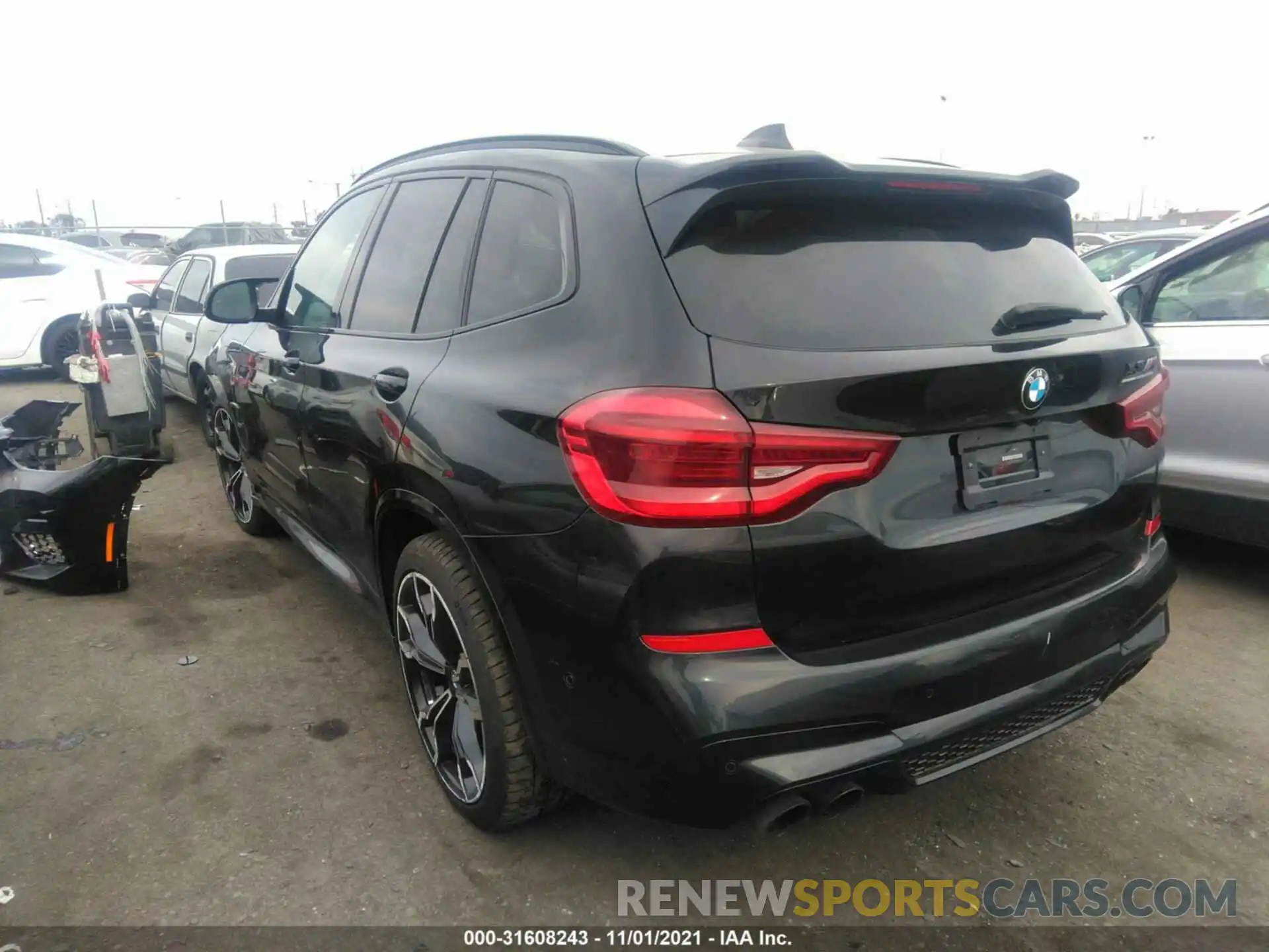 3 Фотография поврежденного автомобиля 5YMTS0C02LLT10552 BMW X3 M 2020