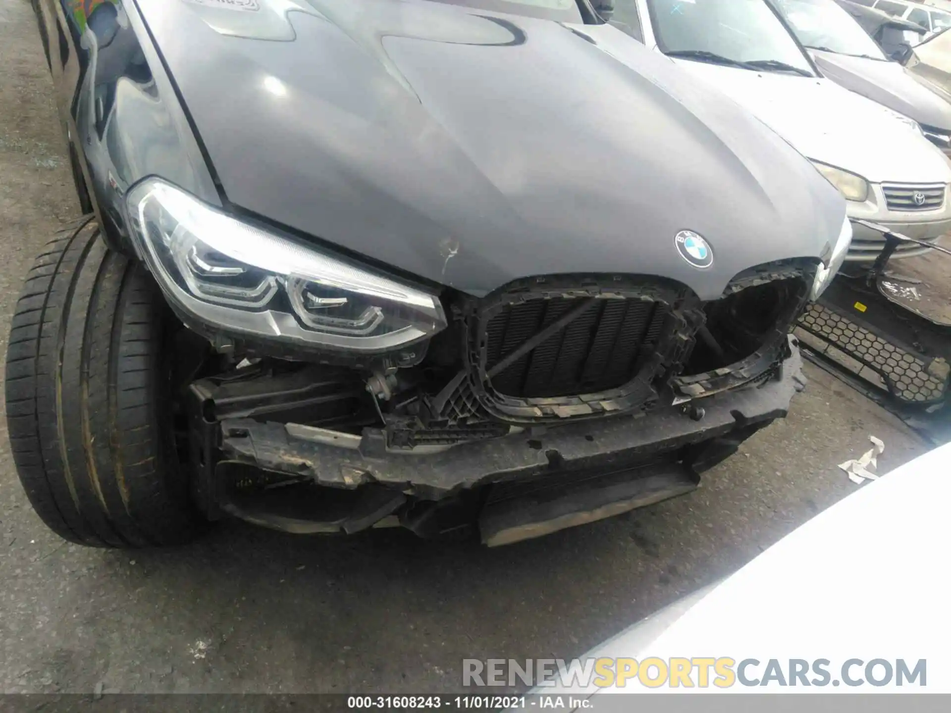 6 Photograph of a damaged car 5YMTS0C02LLT10552 BMW X3 M 2020