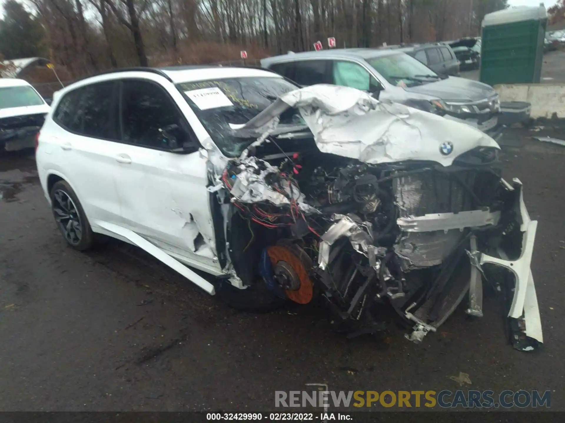 1 Photograph of a damaged car 5YMTS0C03L9B31789 BMW X3 M 2020