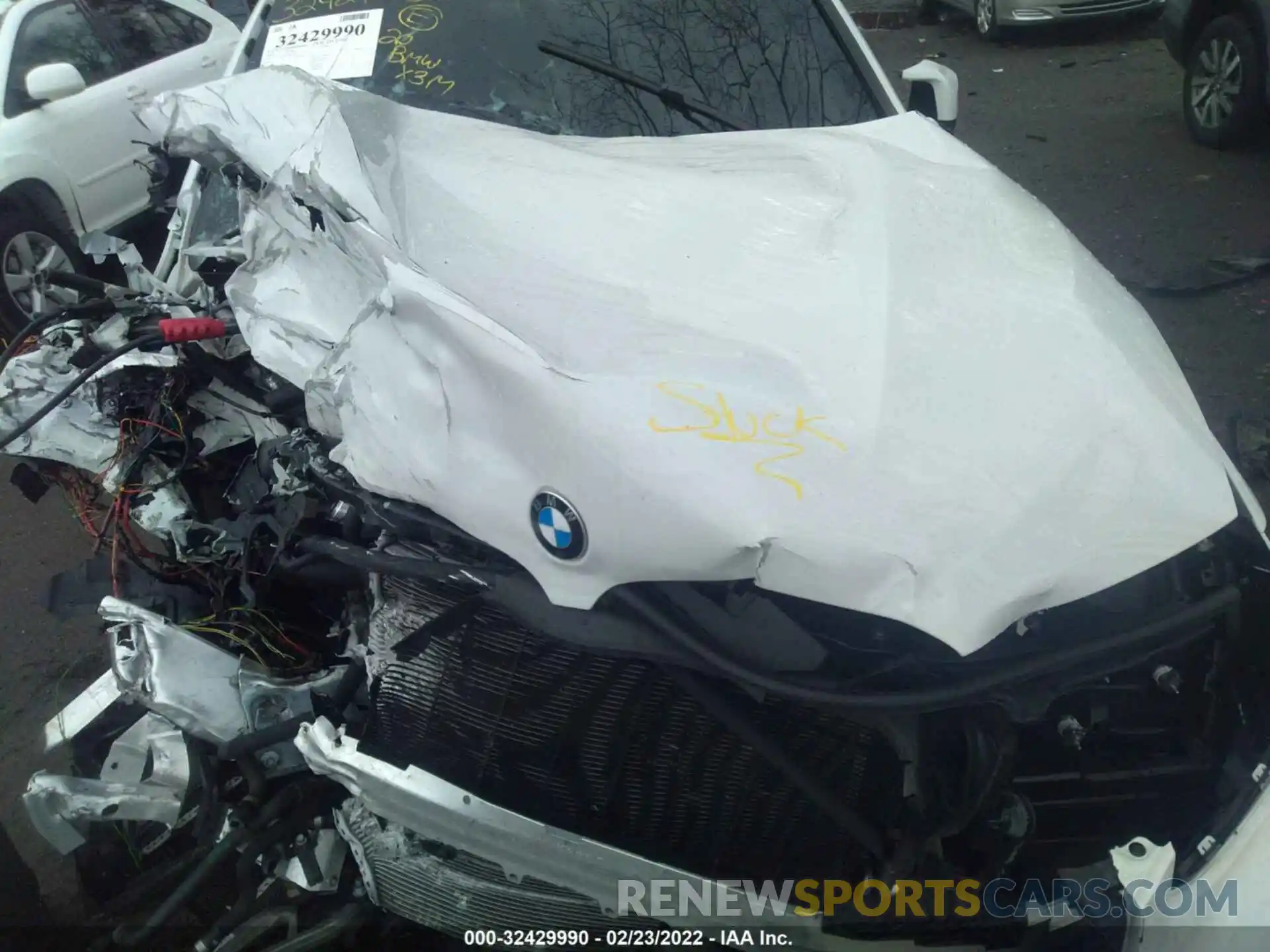 10 Photograph of a damaged car 5YMTS0C03L9B31789 BMW X3 M 2020