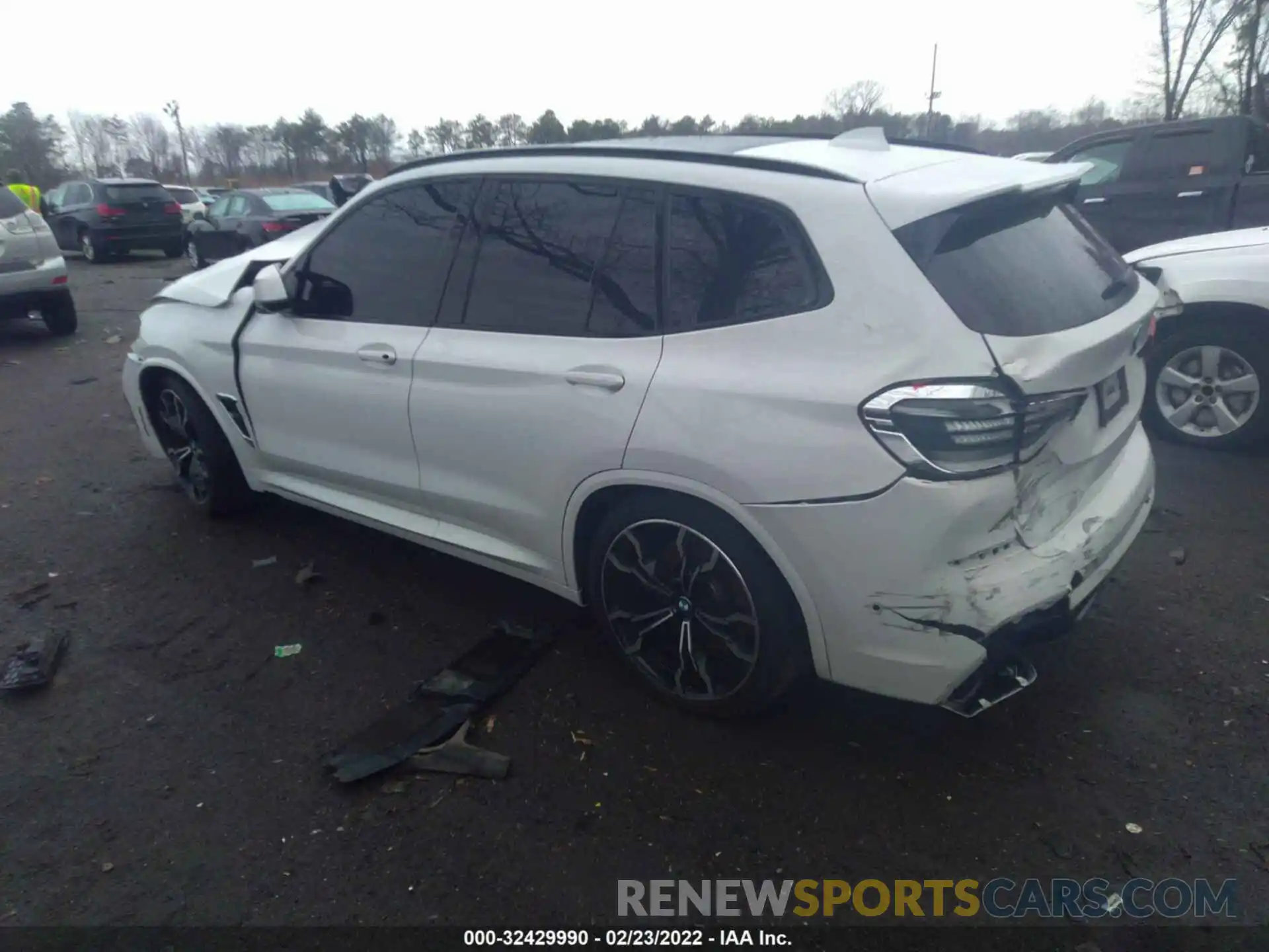 3 Photograph of a damaged car 5YMTS0C03L9B31789 BMW X3 M 2020