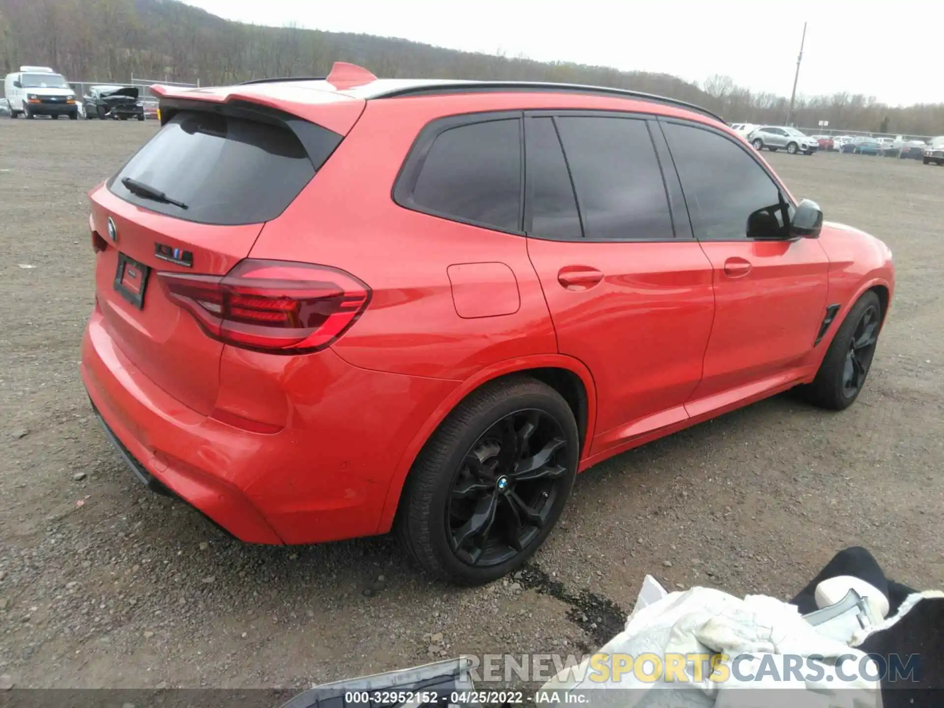 3 Фотография поврежденного автомобиля 5YMTS0C03L9B44042 BMW X3 M 2020