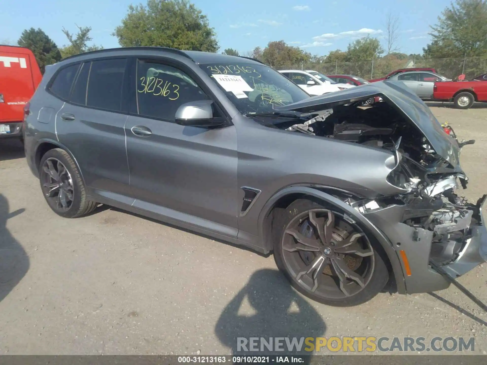 1 Photograph of a damaged car 5YMTS0C04L9B12331 BMW X3 M 2020