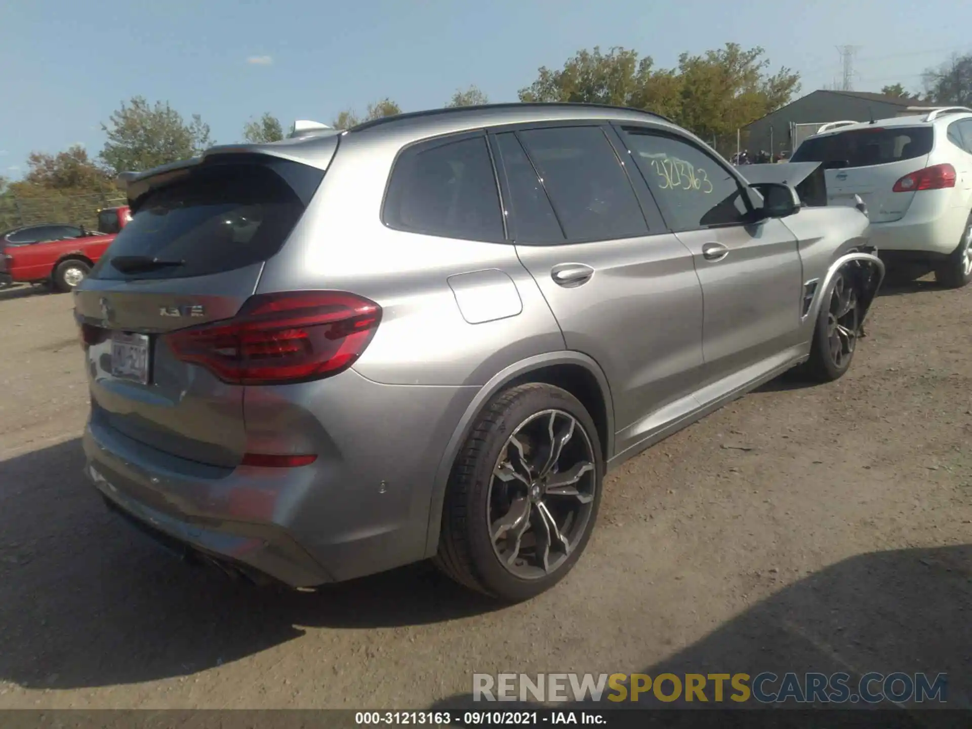 4 Фотография поврежденного автомобиля 5YMTS0C04L9B12331 BMW X3 M 2020