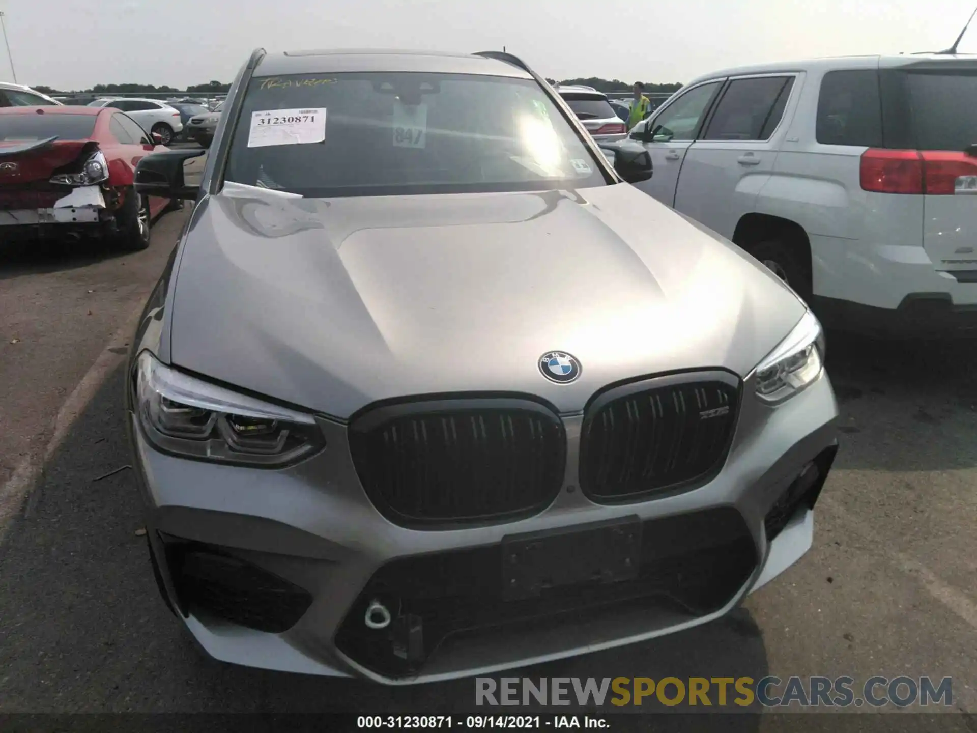 6 Photograph of a damaged car 5YMTS0C04LLT10018 BMW X3 M 2020