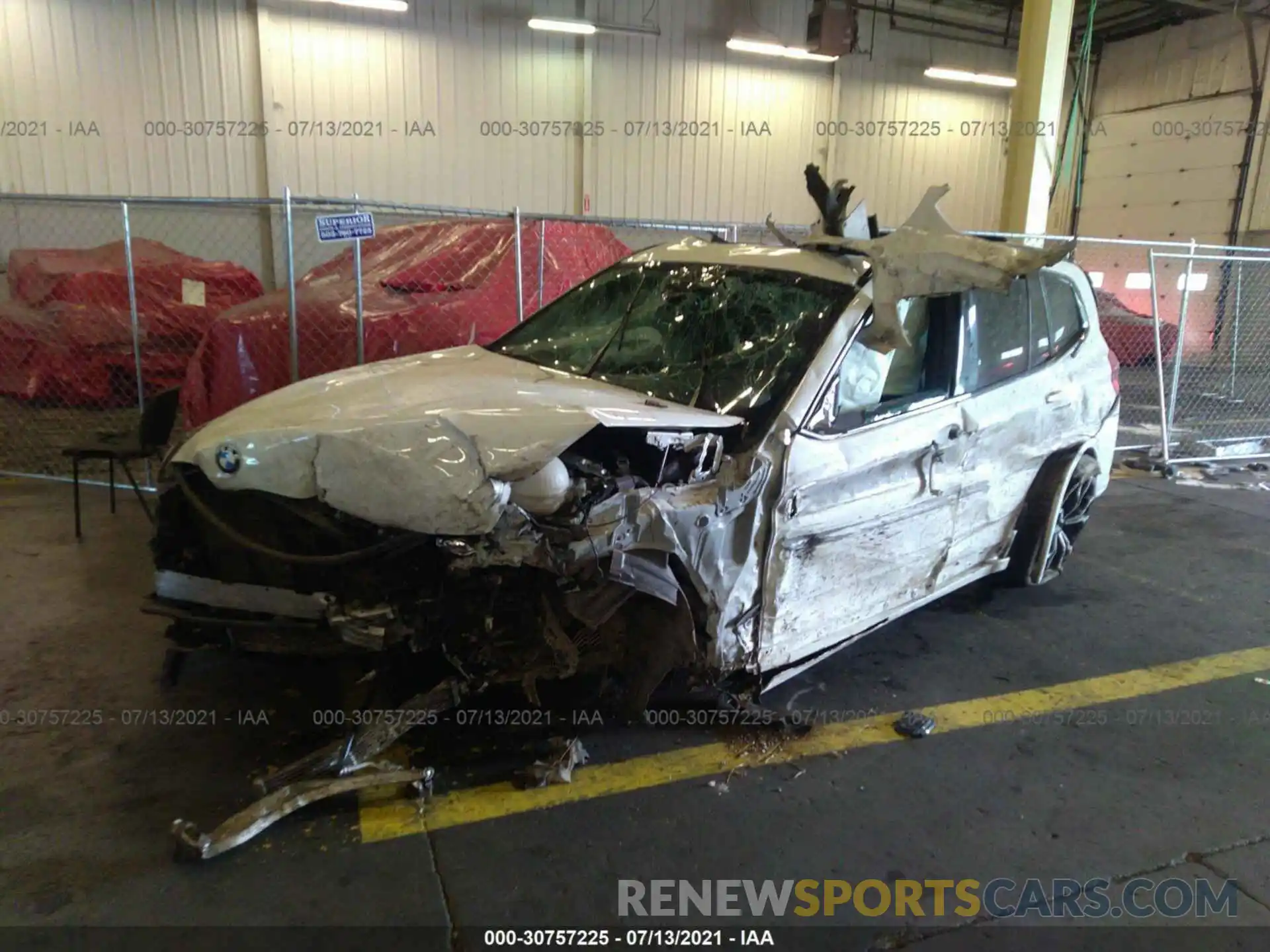 2 Photograph of a damaged car 5YMTS0C05LLT10948 BMW X3 M 2020