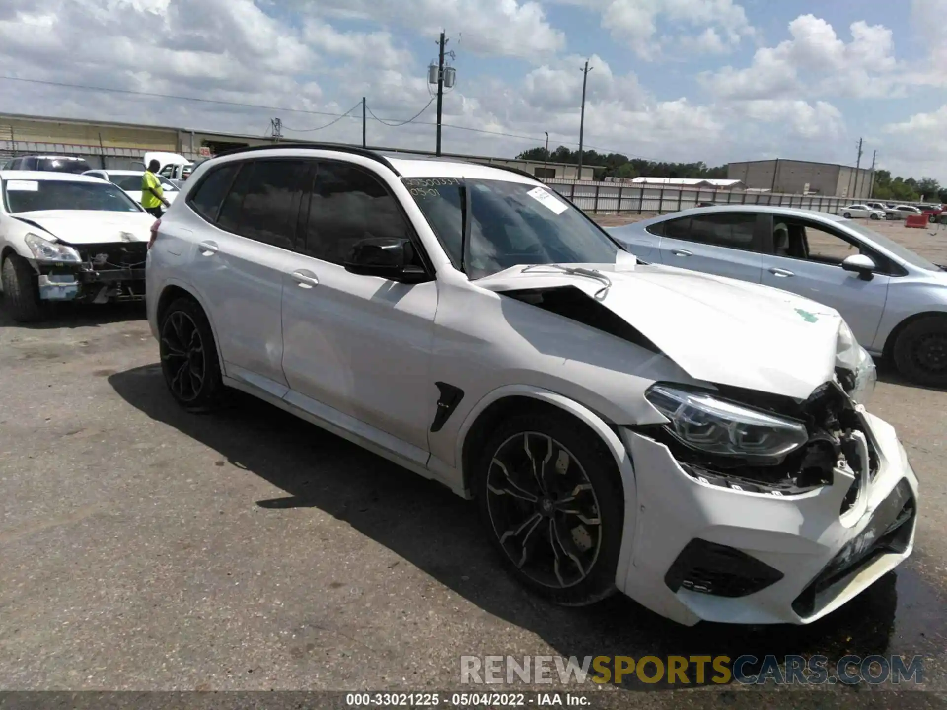 1 Photograph of a damaged car 5YMTS0C05LLT11078 BMW X3 M 2020