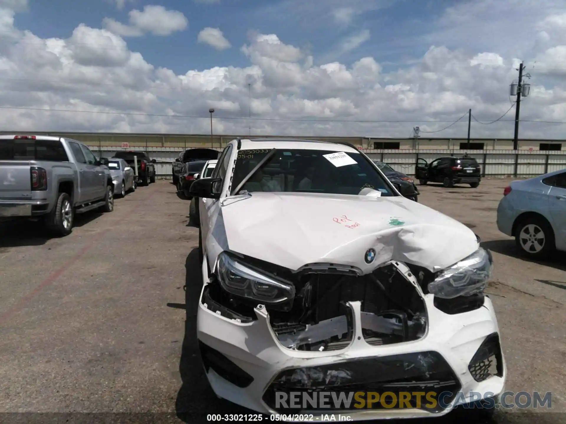 6 Photograph of a damaged car 5YMTS0C05LLT11078 BMW X3 M 2020