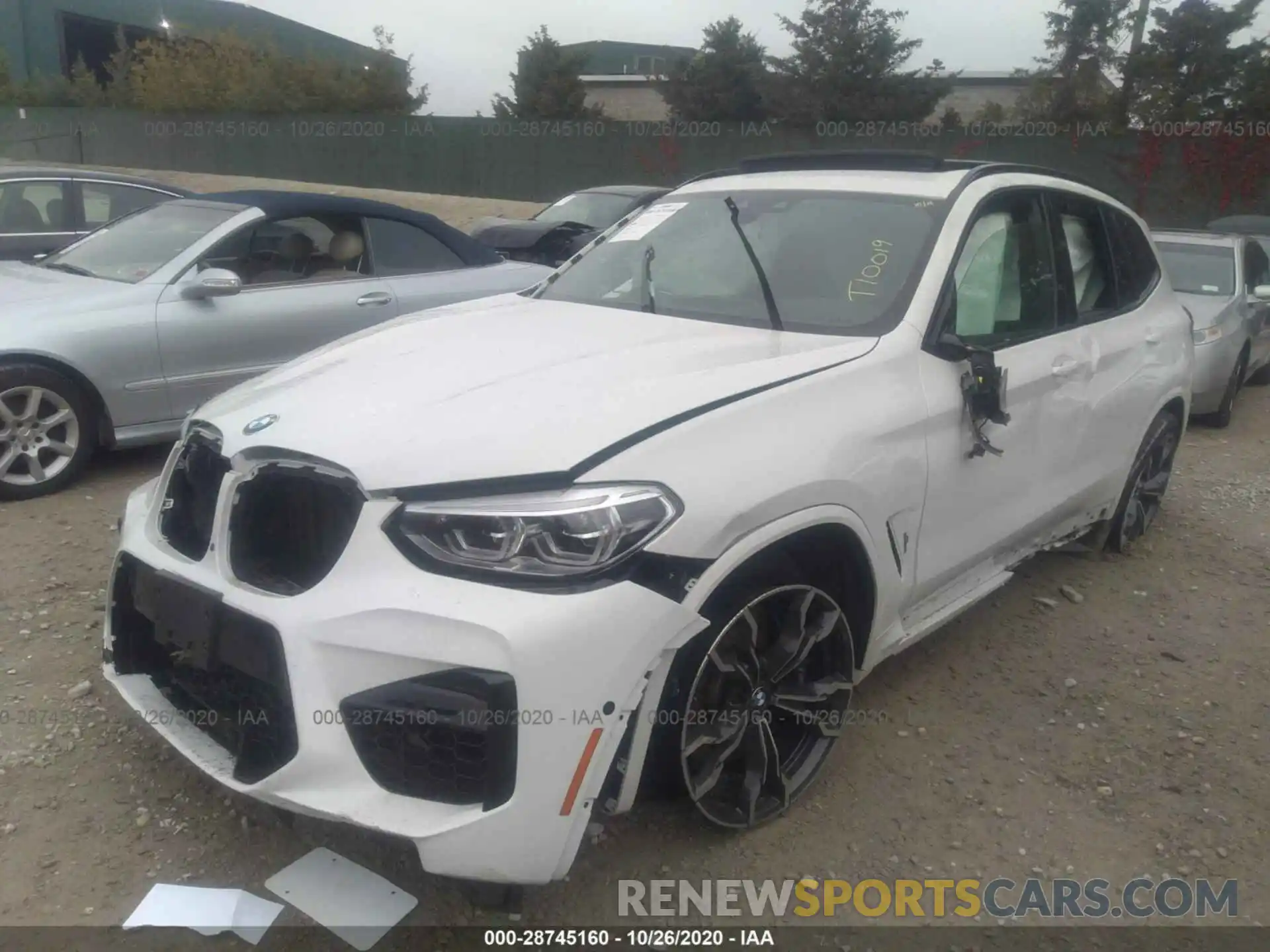 2 Фотография поврежденного автомобиля 5YMTS0C06LLT10019 BMW X3 M 2020