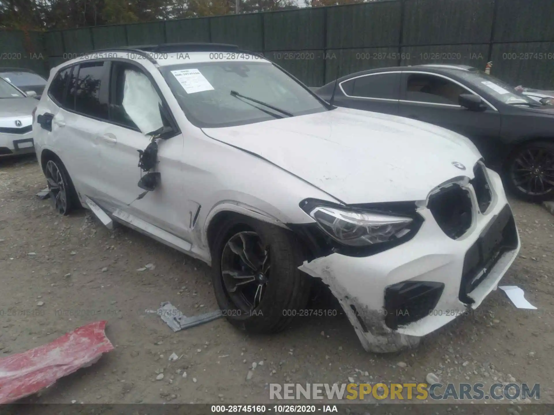 6 Фотография поврежденного автомобиля 5YMTS0C06LLT10019 BMW X3 M 2020