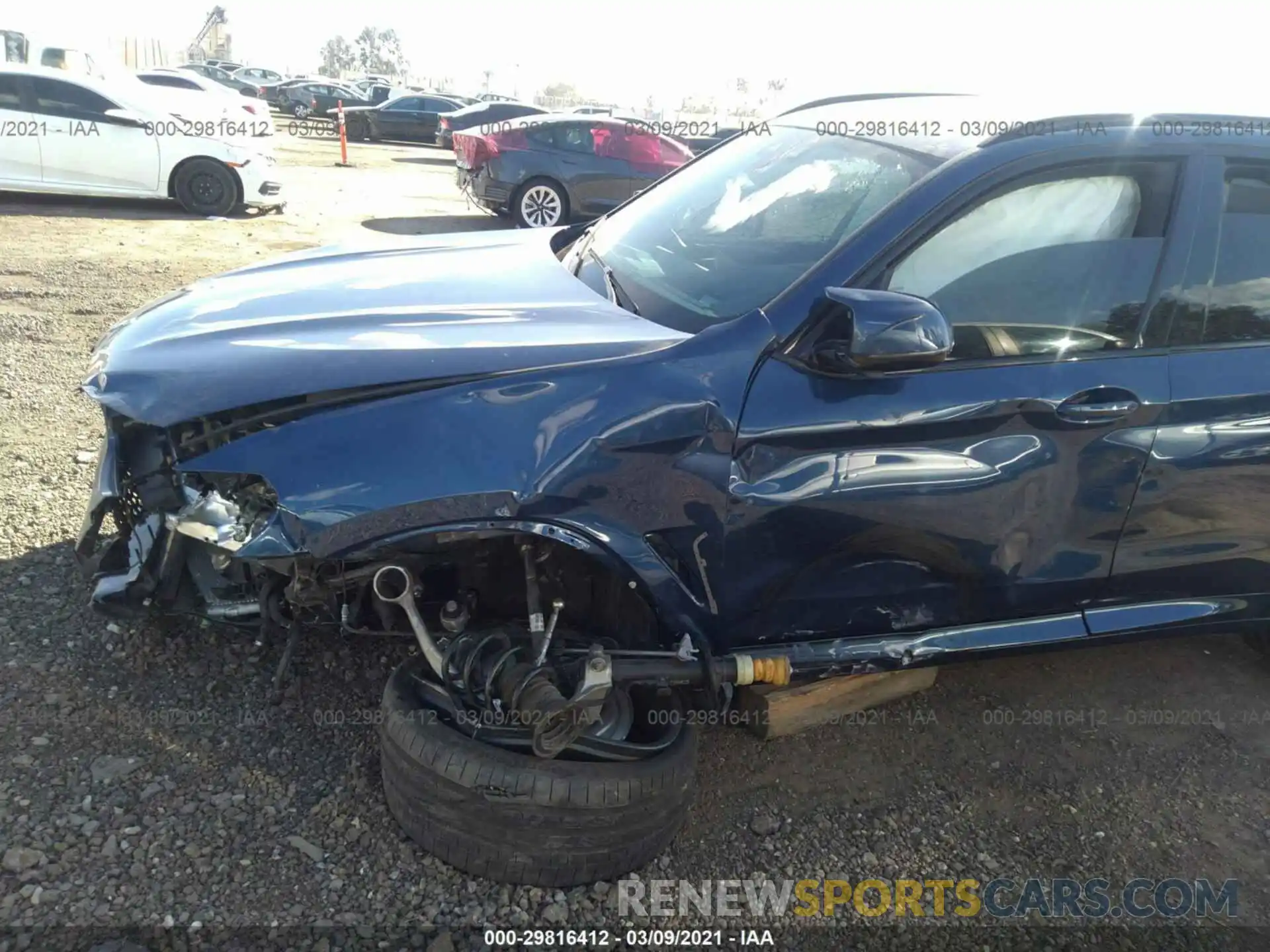 6 Фотография поврежденного автомобиля 5YMTS0C08L9B47311 BMW X3 M 2020