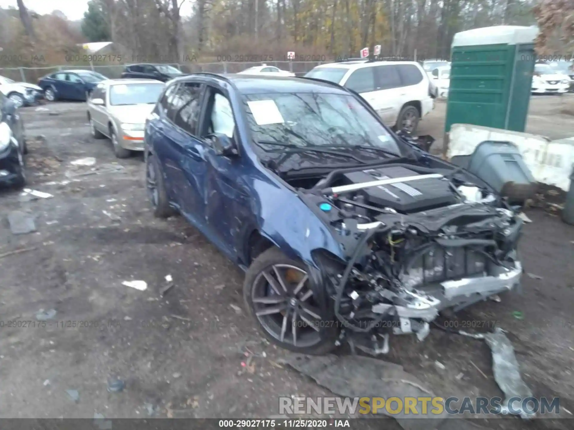 1 Photograph of a damaged car 5YMTS0C08L9B89509 BMW X3 M 2020