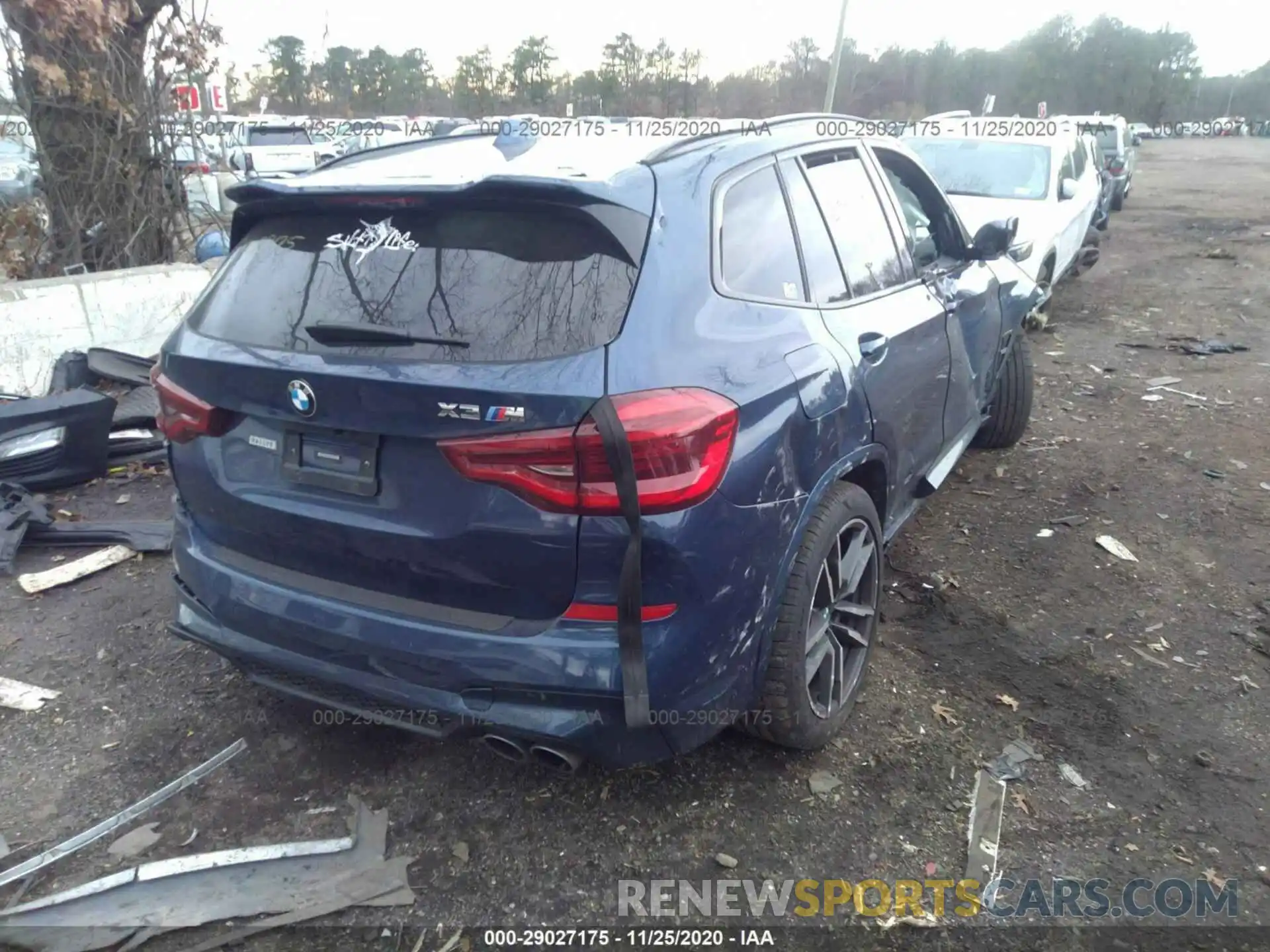 4 Photograph of a damaged car 5YMTS0C08L9B89509 BMW X3 M 2020