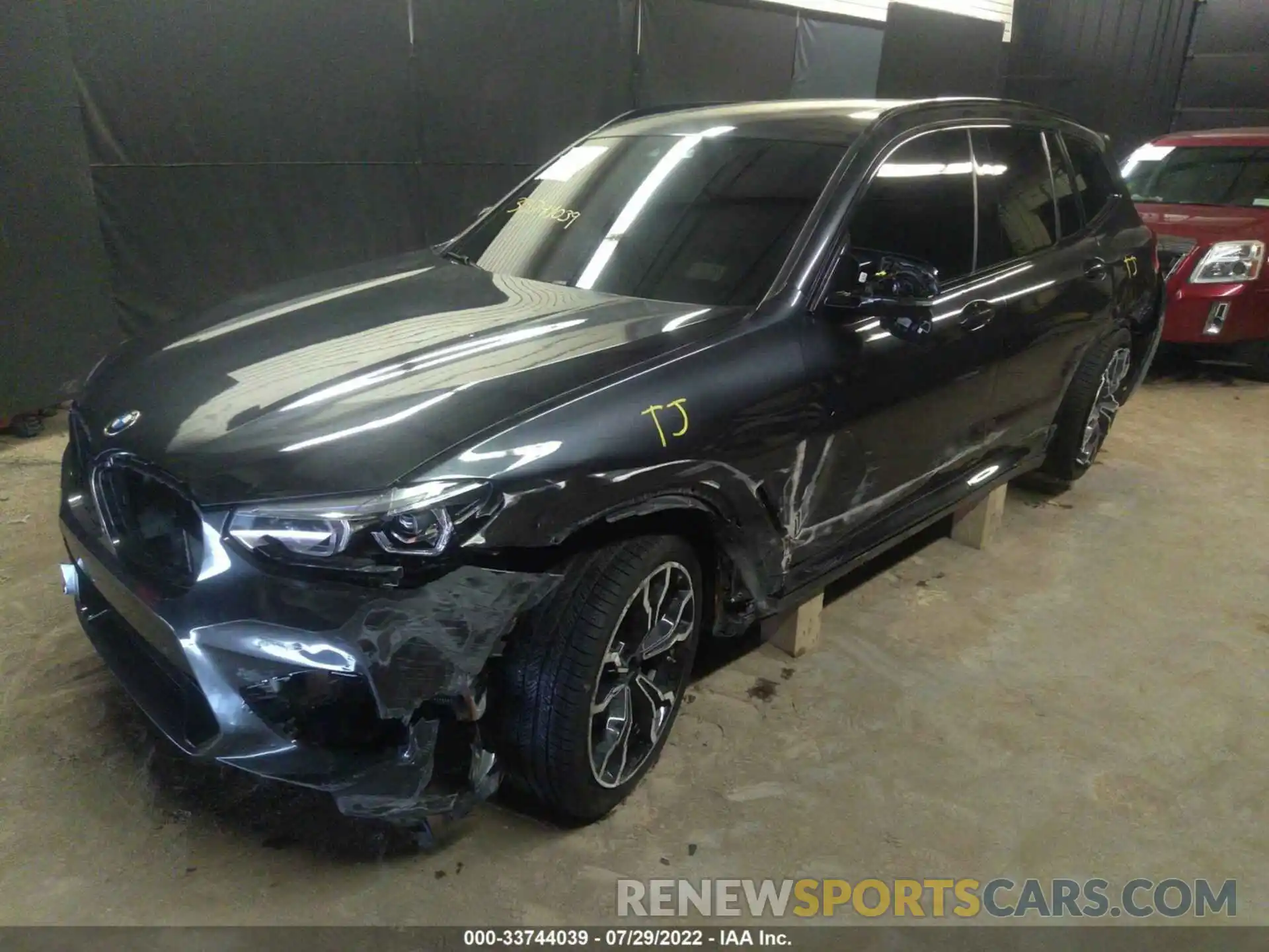 2 Photograph of a damaged car 5YMTS0C09LLT10273 BMW X3 M 2020