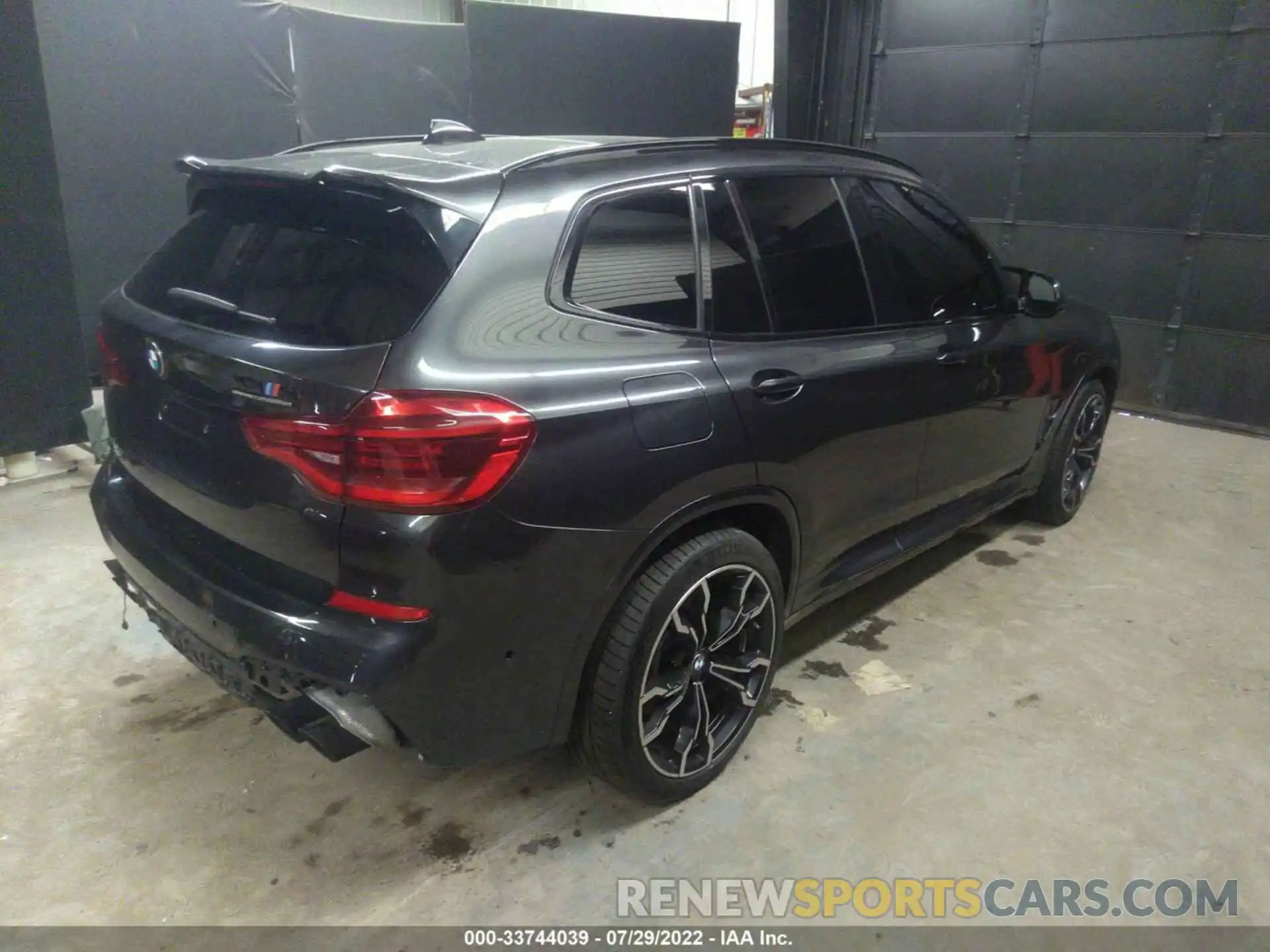 4 Фотография поврежденного автомобиля 5YMTS0C09LLT10273 BMW X3 M 2020