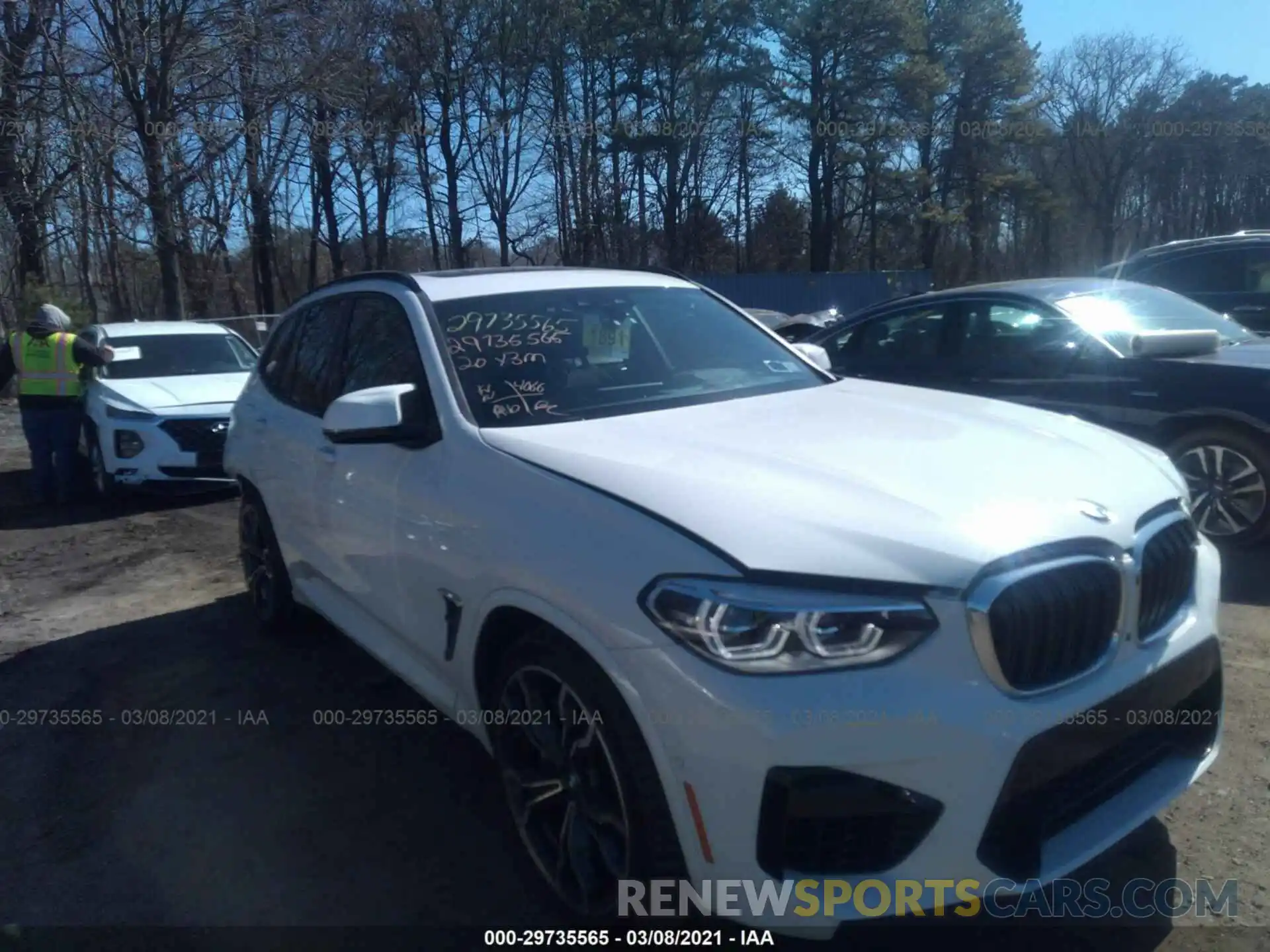 1 Photograph of a damaged car 5YMTS0C0XL9B31613 BMW X3 M 2020