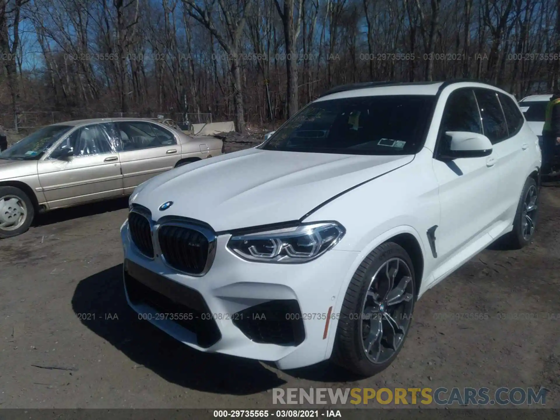 2 Фотография поврежденного автомобиля 5YMTS0C0XL9B31613 BMW X3 M 2020