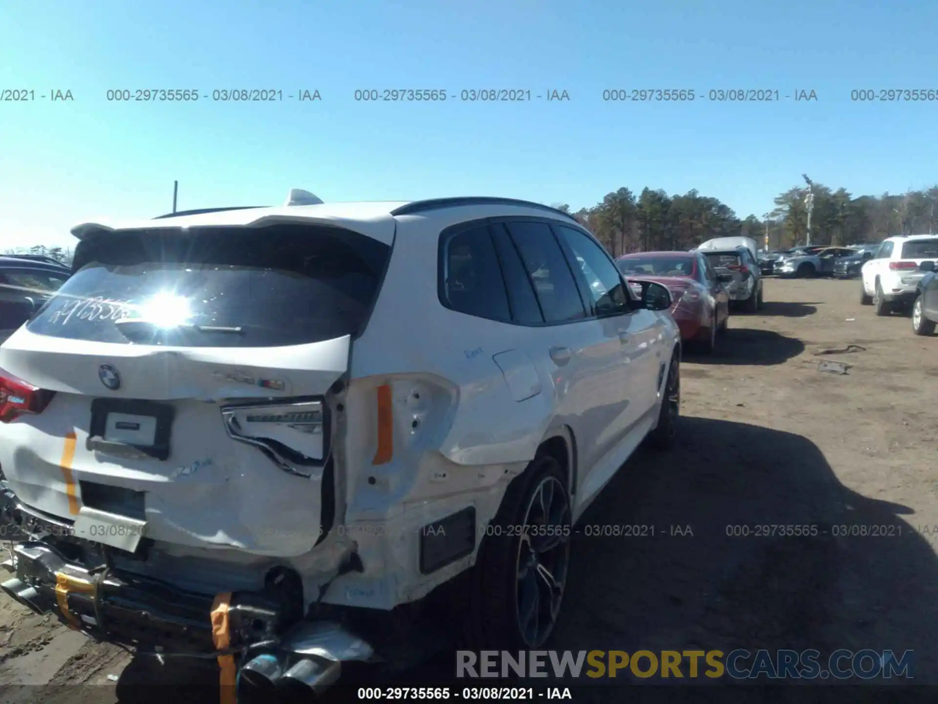 4 Photograph of a damaged car 5YMTS0C0XL9B31613 BMW X3 M 2020