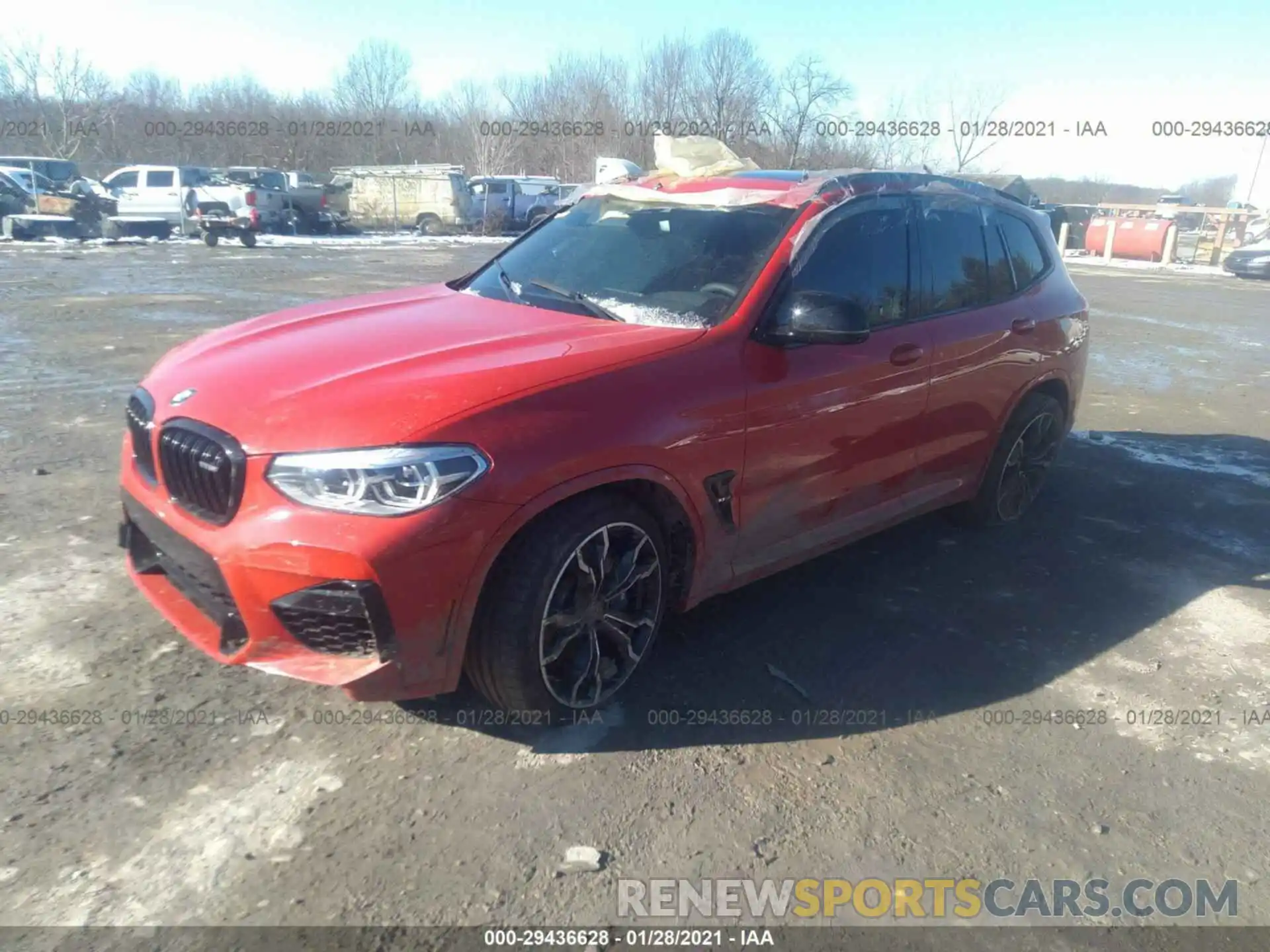 2 Photograph of a damaged car 5YMTS0C0XL9B63896 BMW X3 M 2020