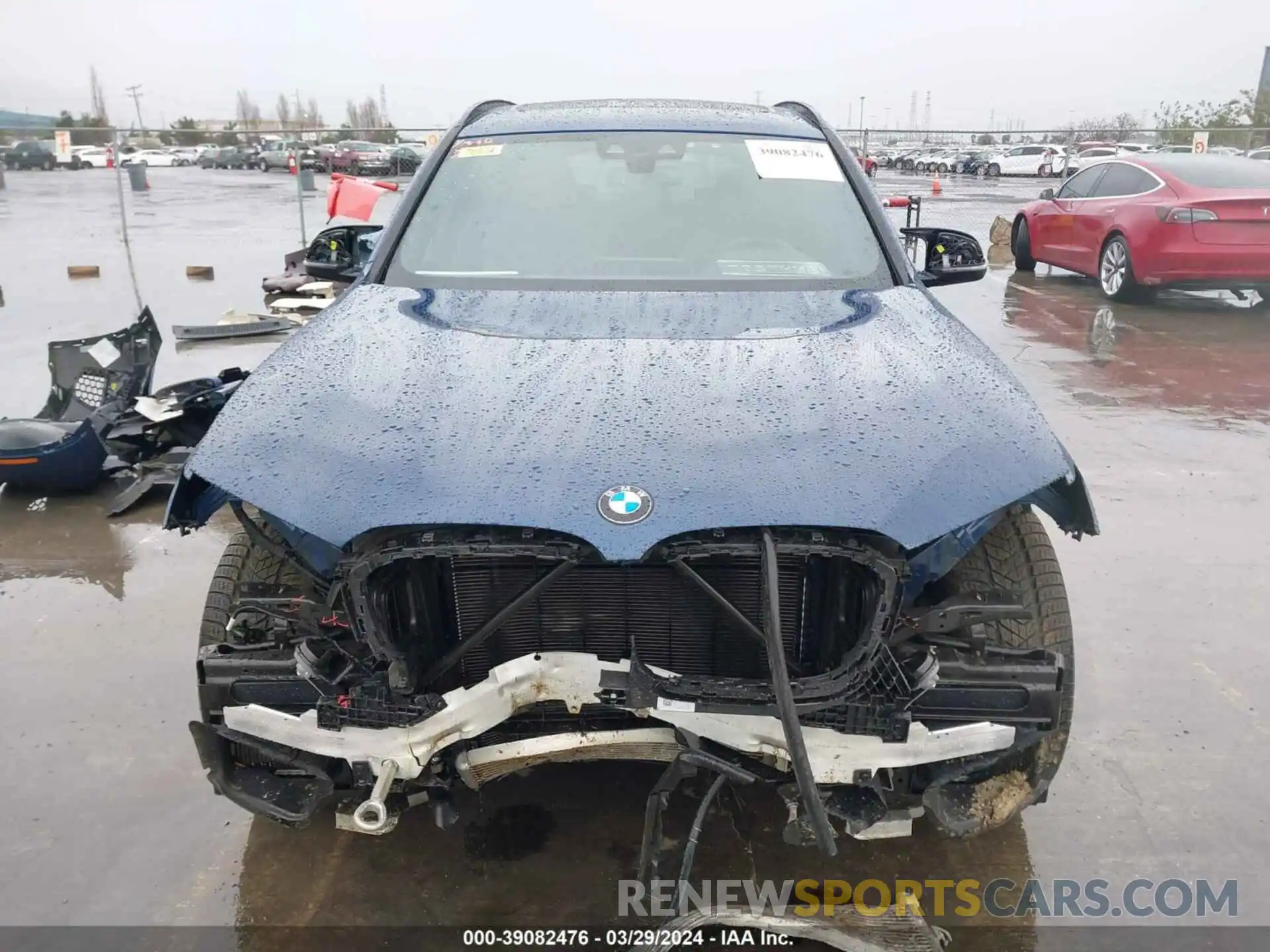 13 Photograph of a damaged car 5YMTS0C00M9G11807 BMW X3 M 2021