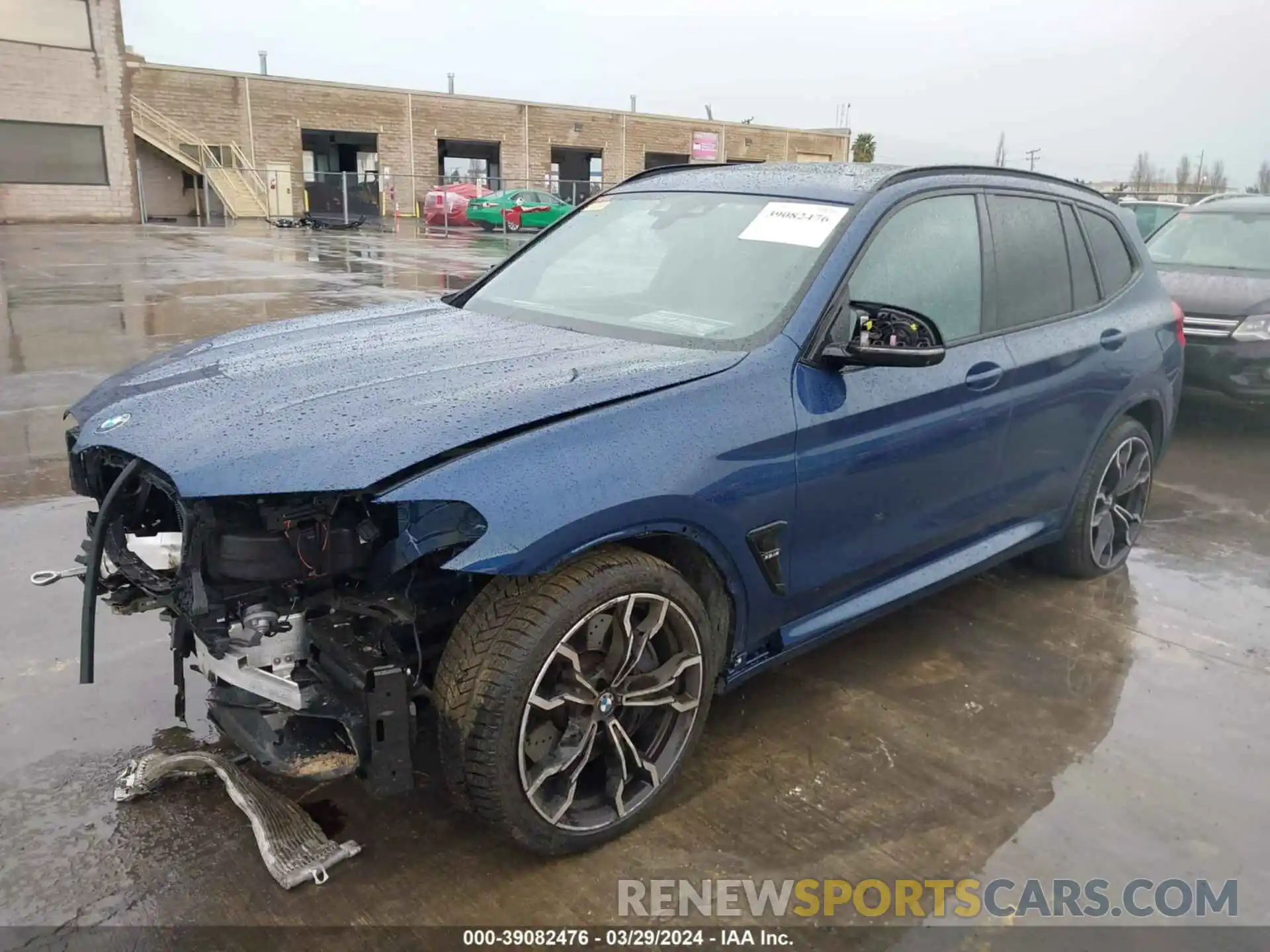 2 Фотография поврежденного автомобиля 5YMTS0C00M9G11807 BMW X3 M 2021