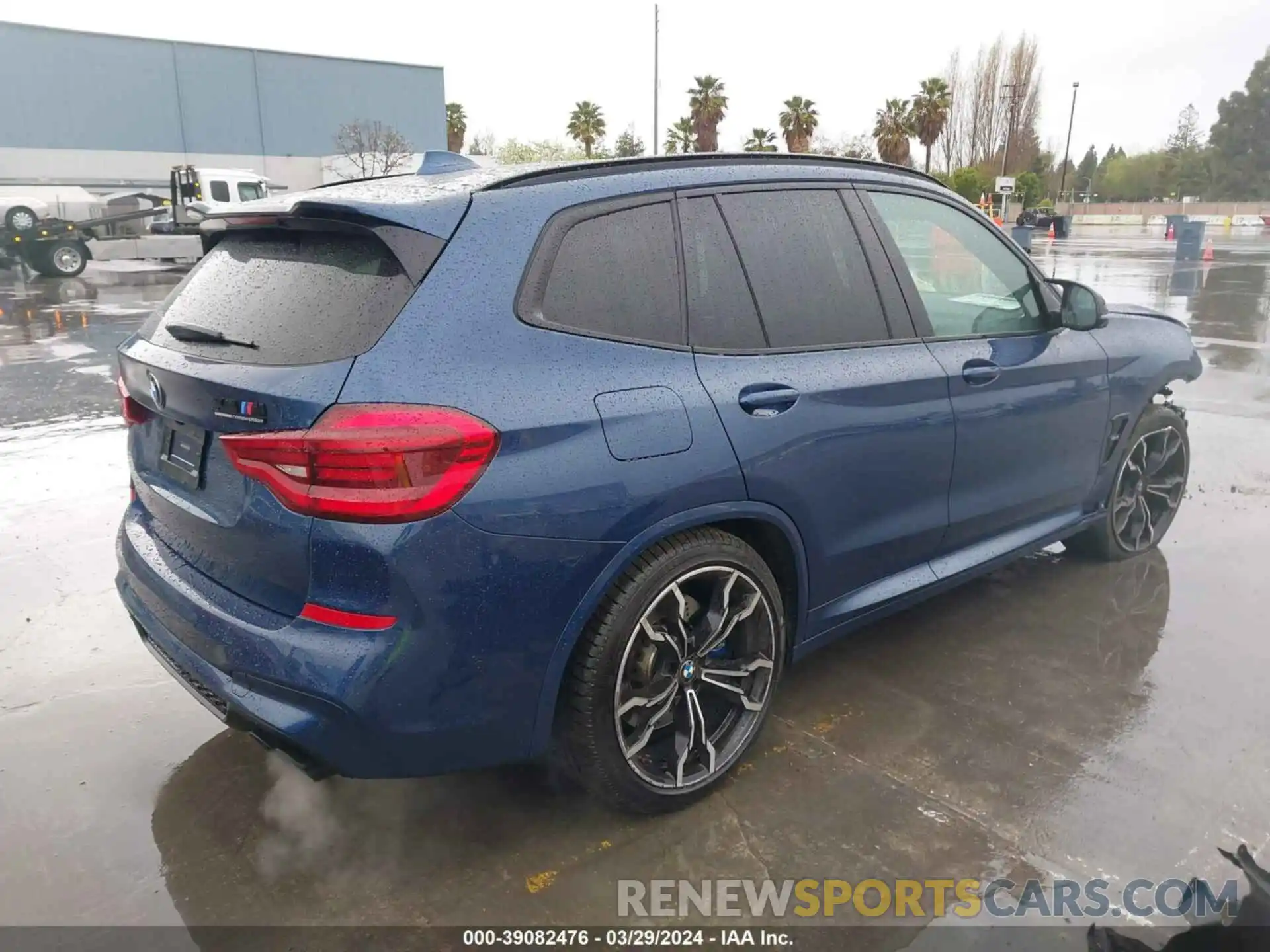 4 Фотография поврежденного автомобиля 5YMTS0C00M9G11807 BMW X3 M 2021