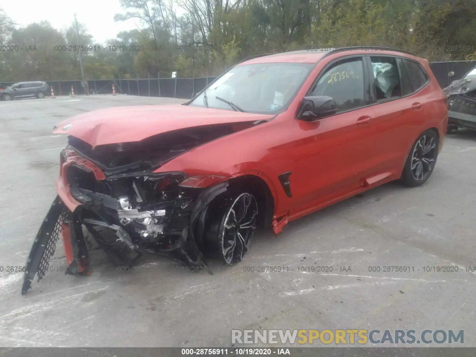 2 Photograph of a damaged car 5YMTS0C02M9D92087 BMW X3 M 2021