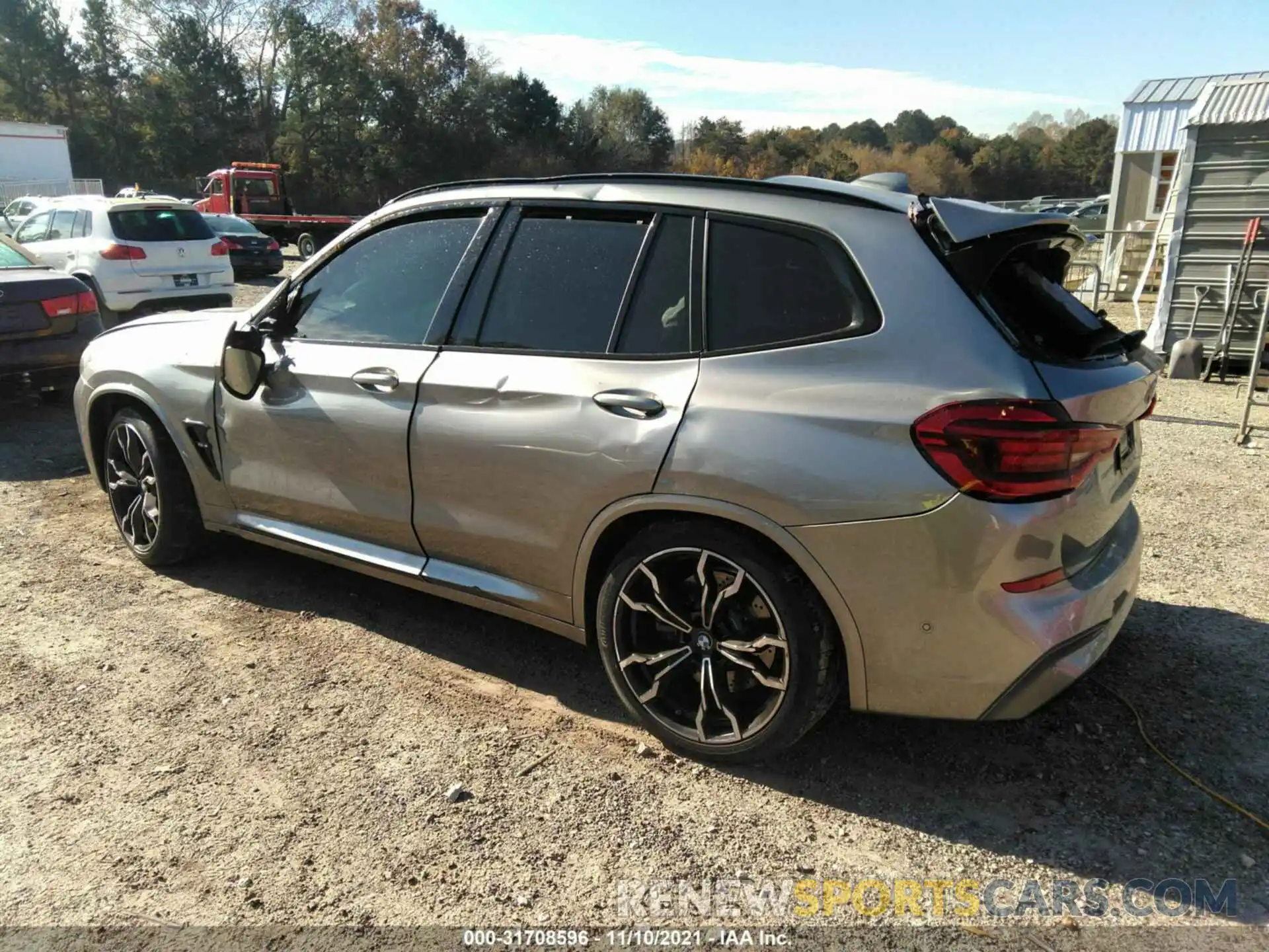 3 Фотография поврежденного автомобиля 5YMTS0C08M9F86283 BMW X3 M 2021