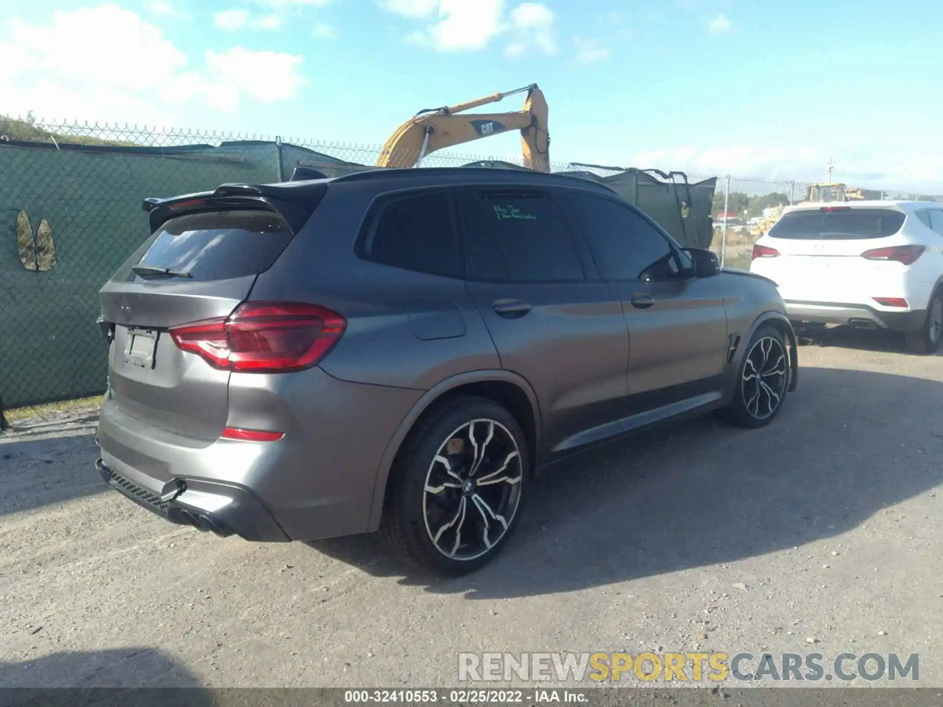 4 Фотография поврежденного автомобиля 5YMTS0C0XM9D06850 BMW X3 M 2021