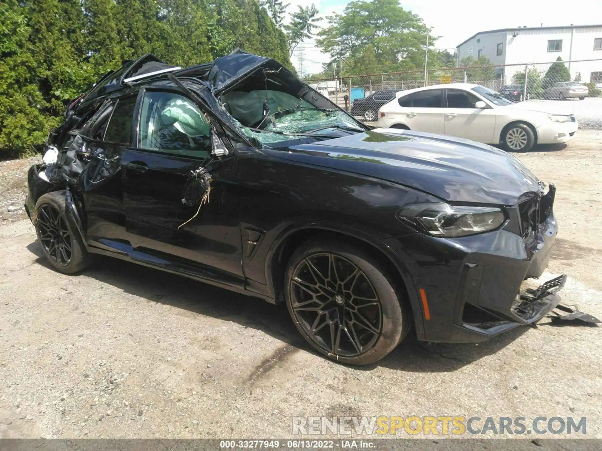 1 Photograph of a damaged car 5YM13EC09N9L05480 BMW X3 M 2022