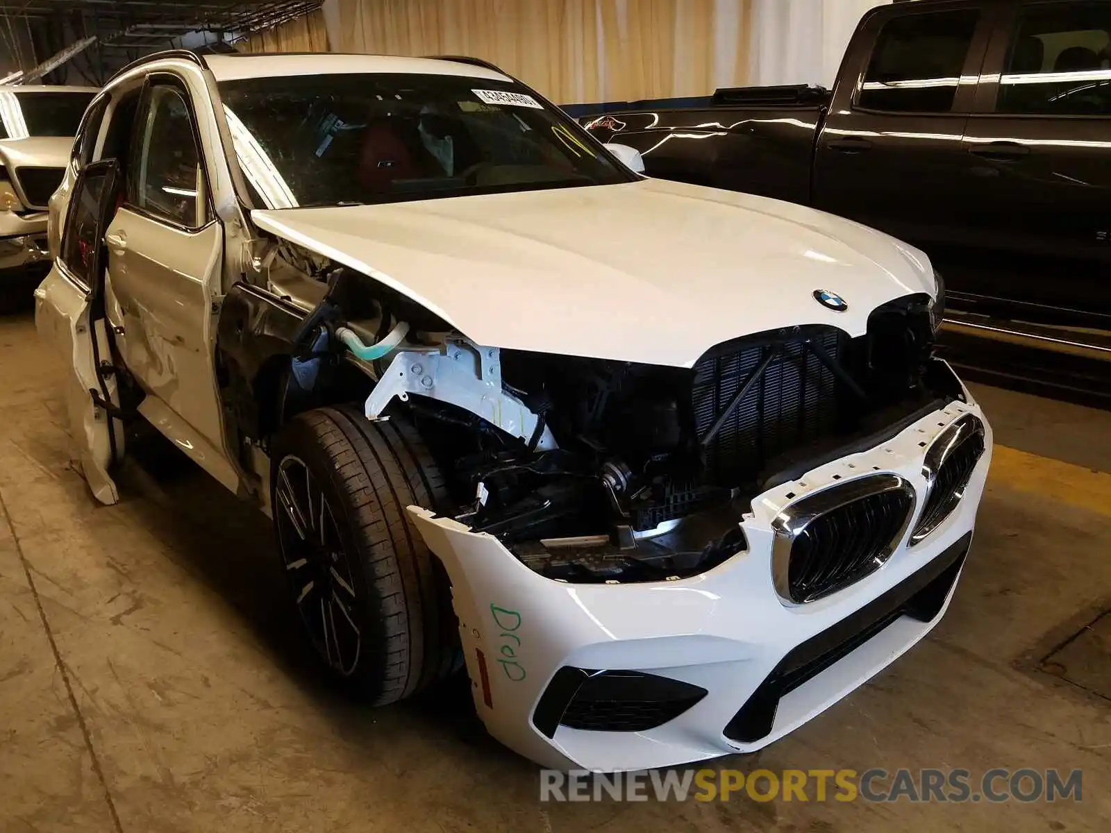 1 Photograph of a damaged car 5YMTS0C03L9B80491 BMW X3 M COMPE 2020