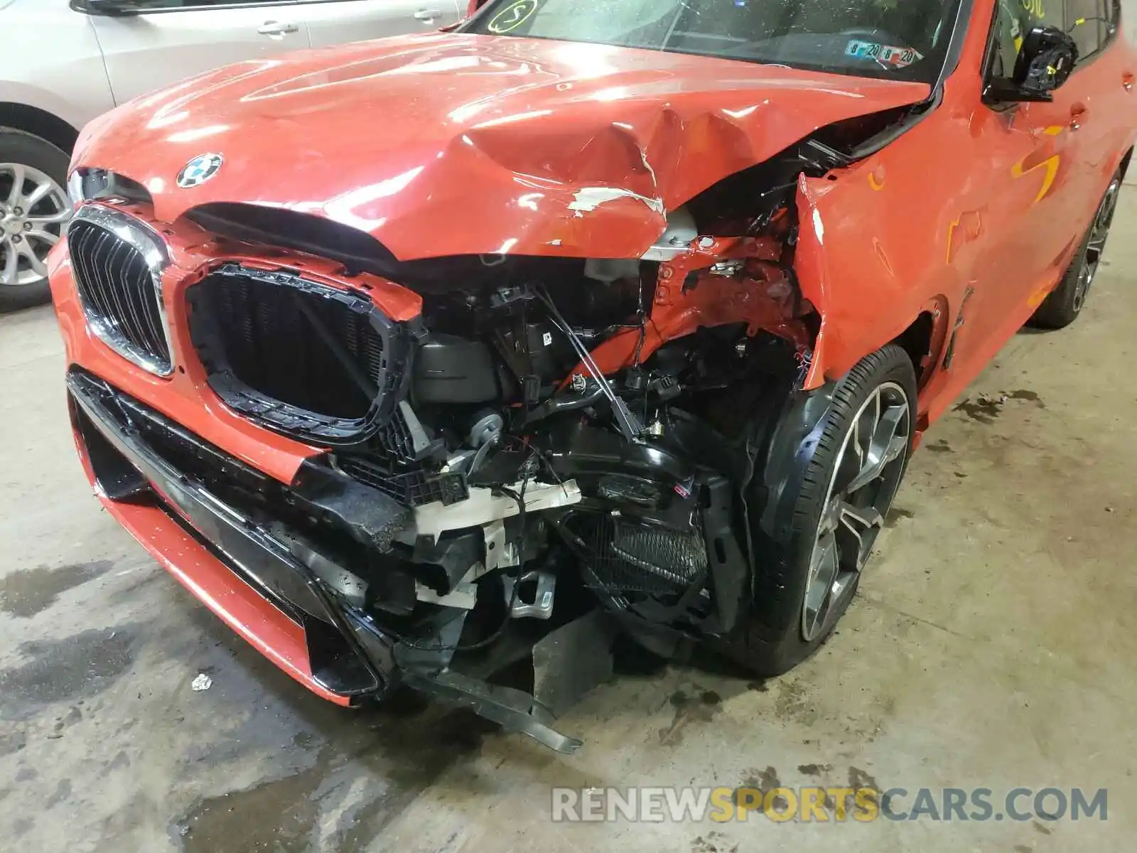 9 Photograph of a damaged car 5YMTS0C07LLT10028 BMW X3 M COMPE 2020