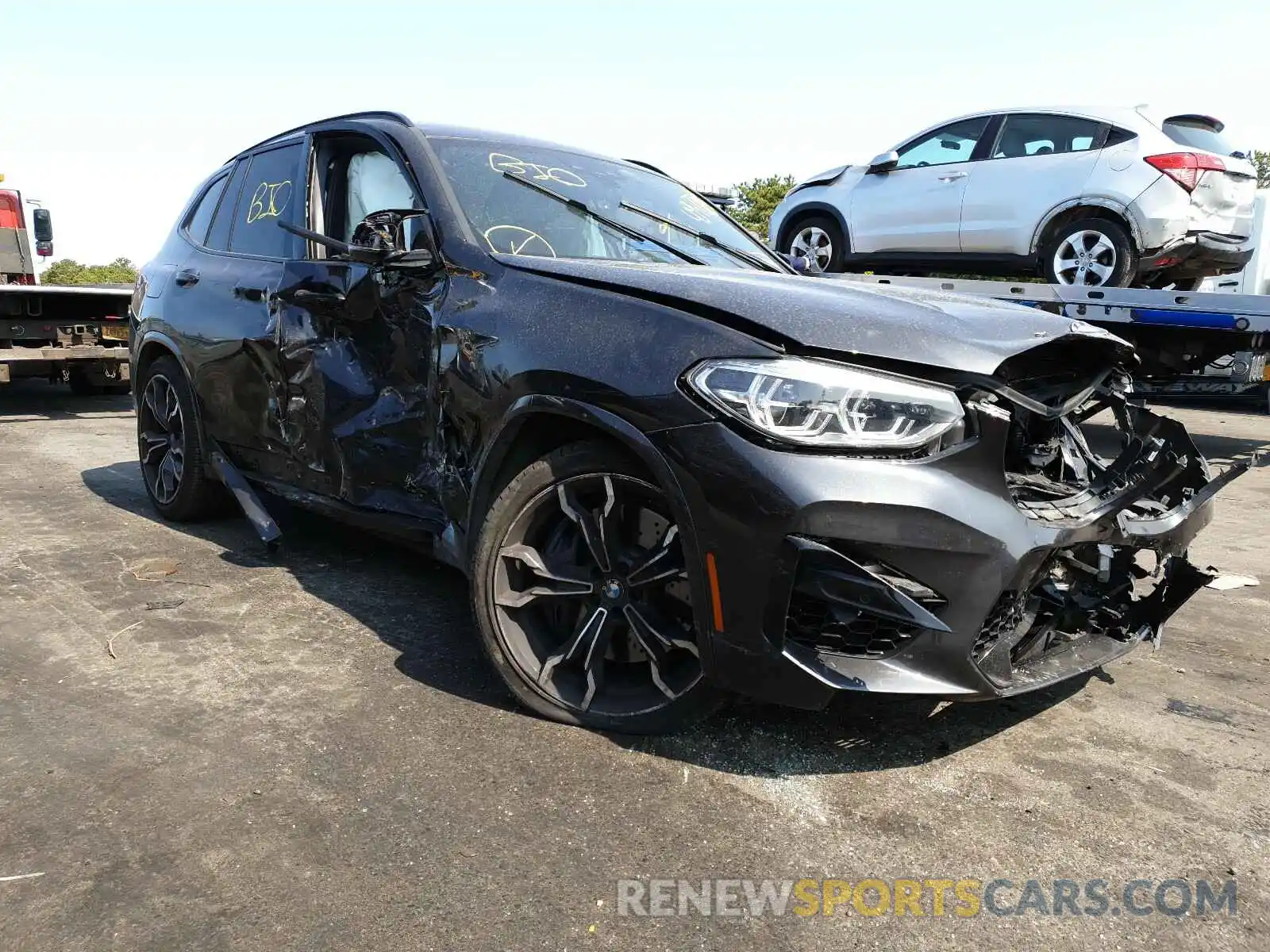 1 Фотография поврежденного автомобиля 5YMTS0C08L9B43971 BMW X3 M COMPE 2020